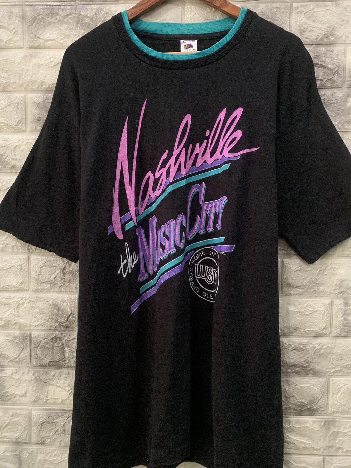 Vintage Vintage 80’s Nashville The Music City Tee Size US XL / EU 56 / 4 - 2 Thumbnail