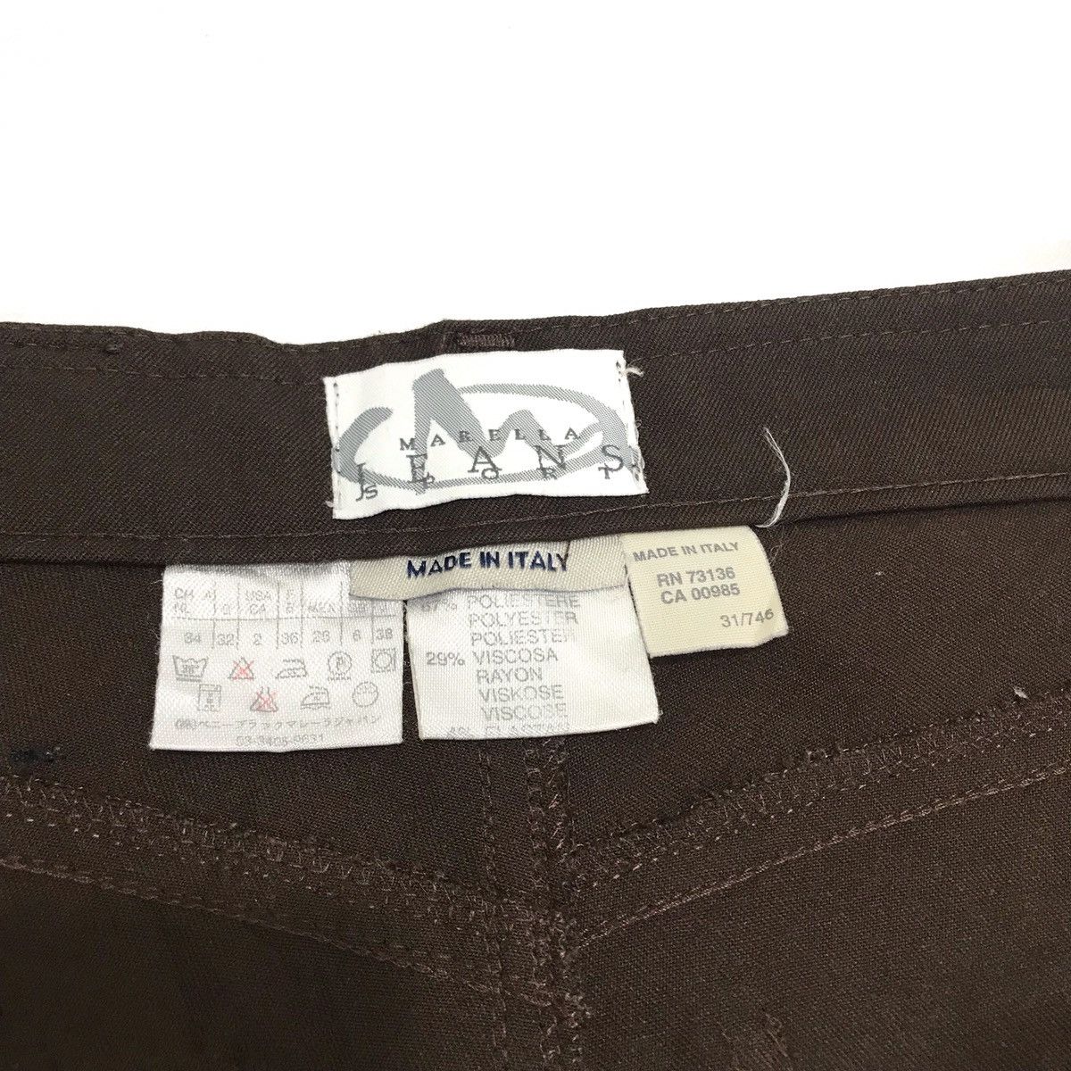 Designer Marella Jeans Sport Women Pants Size 28" / US 6 / IT 42 - 3 Thumbnail