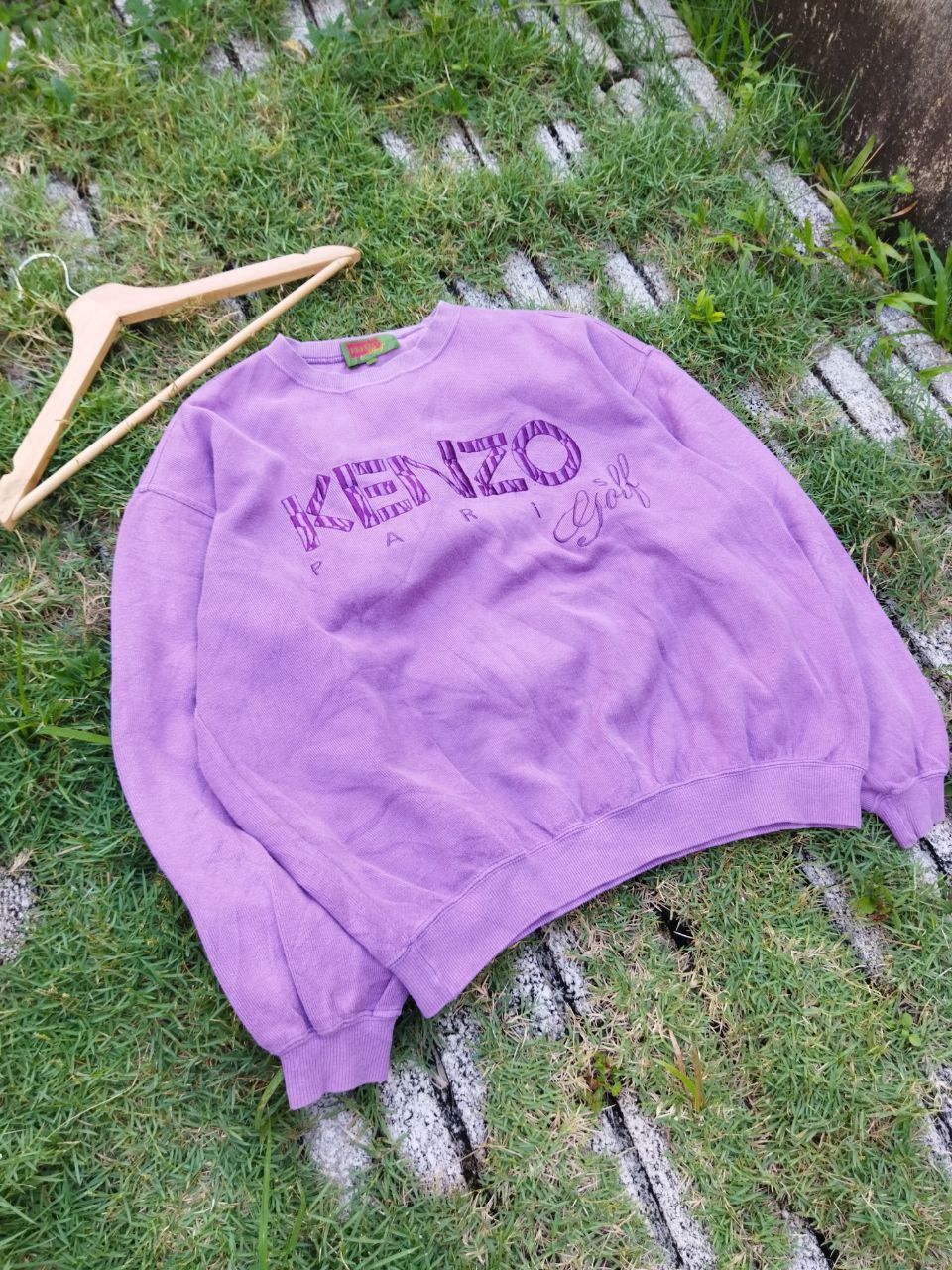 Kenzo Vintage Kenzo Paris Spell Out Sweatshirt Size S / US 4 / IT 40 - 3 Thumbnail