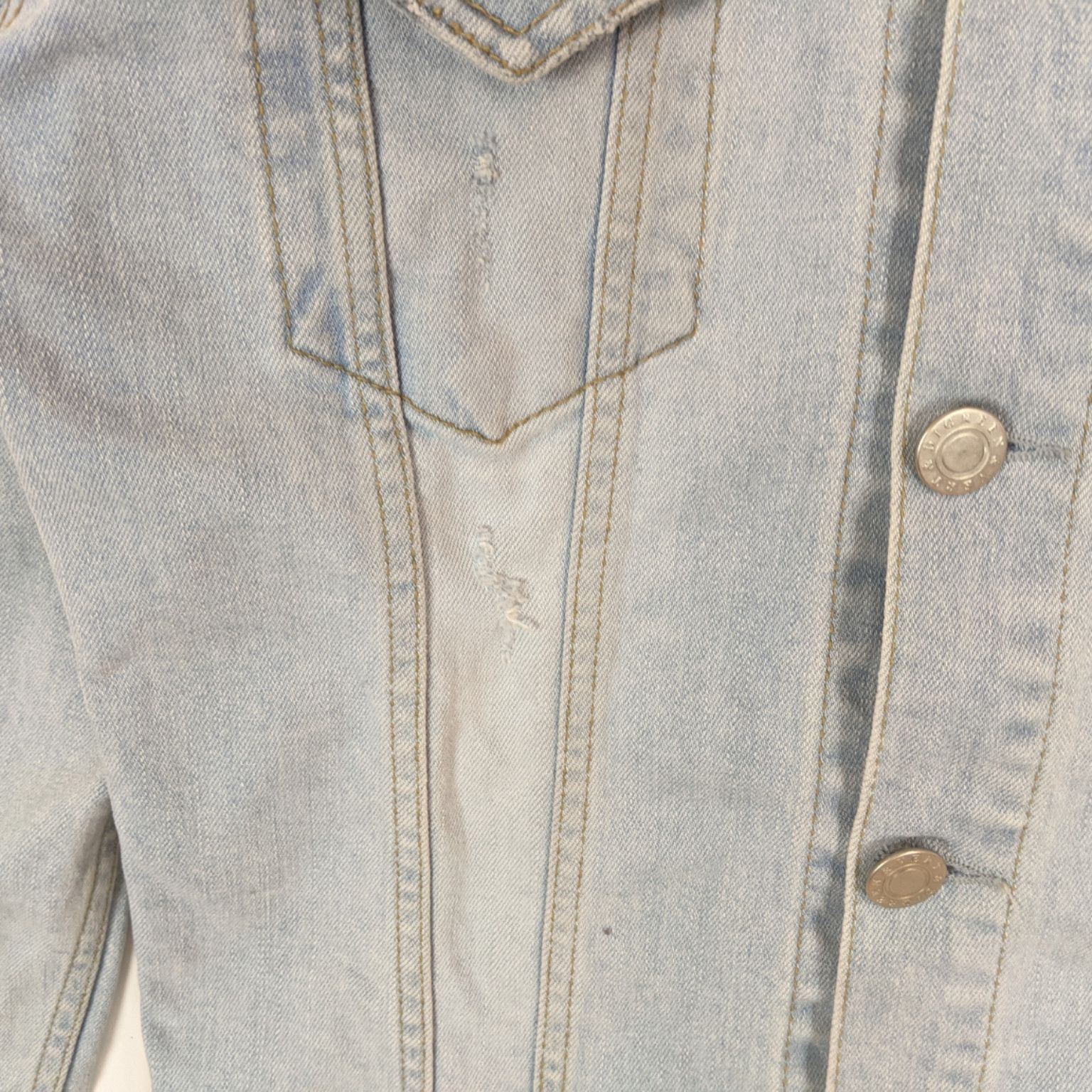 Japanese Brand DIGREEN Korean Jean Denim Jacket Size M / US 6-8 / IT 42-44 - 7 Thumbnail