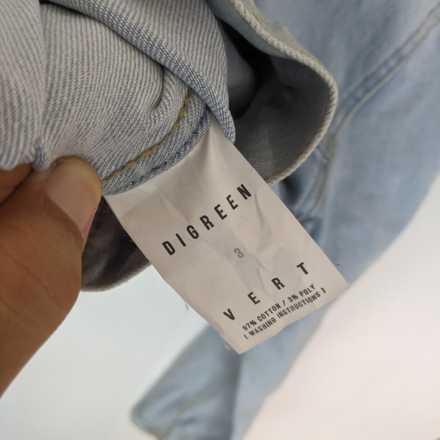 Japanese Brand DIGREEN Korean Jean Denim Jacket Size M / US 6-8 / IT 42-44 - 10 Thumbnail