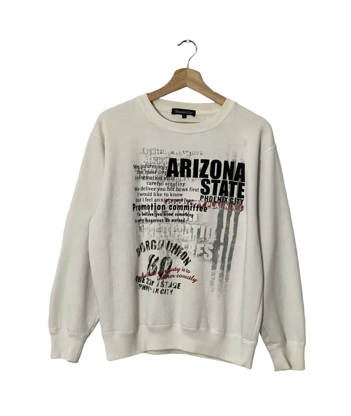 Japanese Brand × Vintage Vintage Arizona State Poem Printed Sweatshirt Size US M / EU 48-50 / 2 - 1 Thumbnail