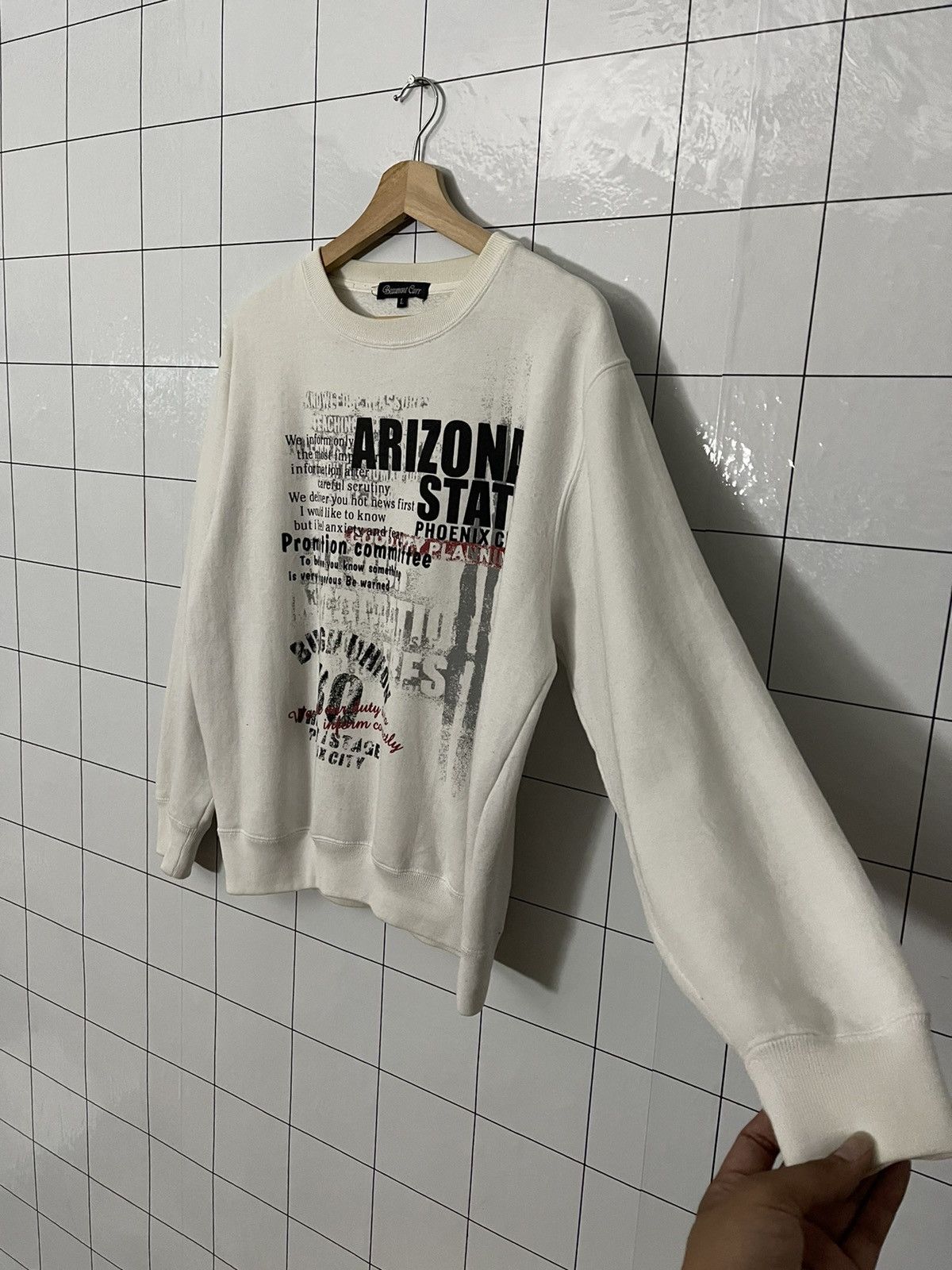 Japanese Brand × Vintage Vintage Arizona State Poem Printed Sweatshirt Size US M / EU 48-50 / 2 - 3 Thumbnail