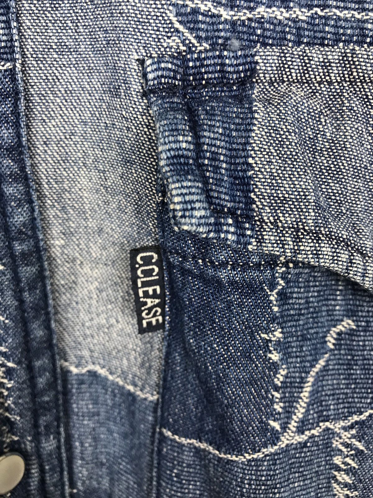 Designer × Japanese Brand C.Lease Snapbuttom Up Patchwork Like Kapital Design Size US M / EU 48-50 / 2 - 6 Thumbnail