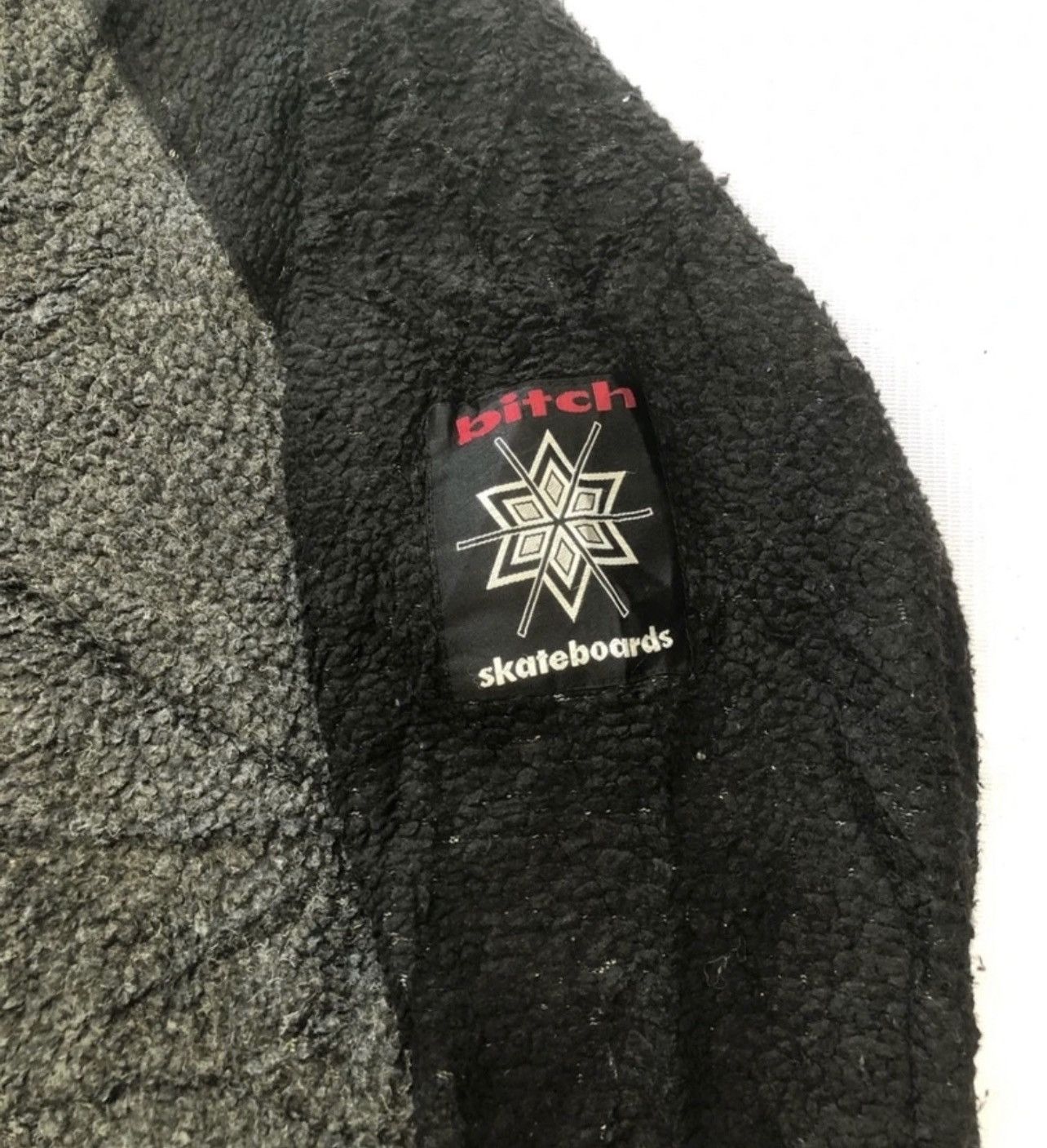 Vintage 90’s BITCH SKATEBOARDS SHERPA FLEECE Size US L / EU 52-54 / 3 - 2 Thumbnail