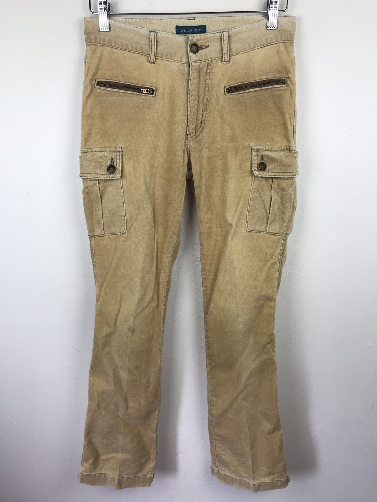 Japanese Brand Treasure Island Corduroy Cargo Pocket Size US 29 - 2 Thumbnail