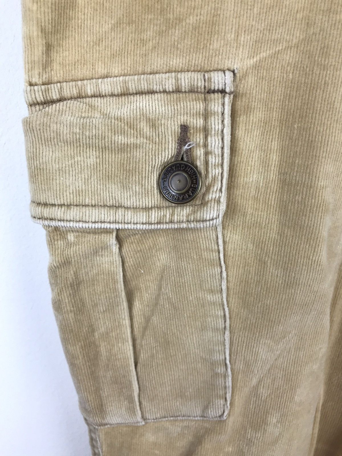 Japanese Brand Treasure Island Corduroy Cargo Pocket Size US 29 - 3 Thumbnail
