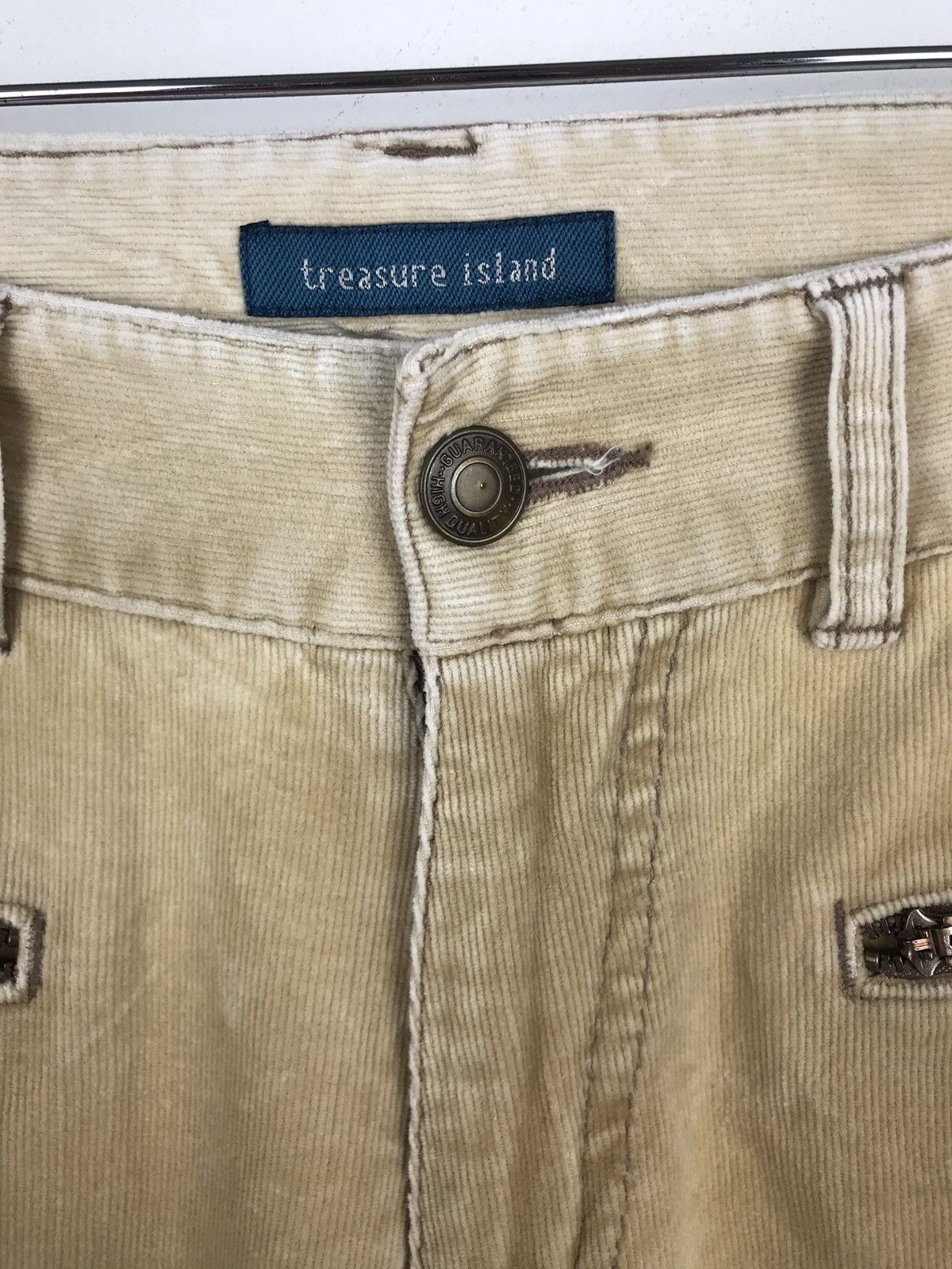 Japanese Brand Treasure Island Corduroy Cargo Pocket Size US 29 - 4 Thumbnail