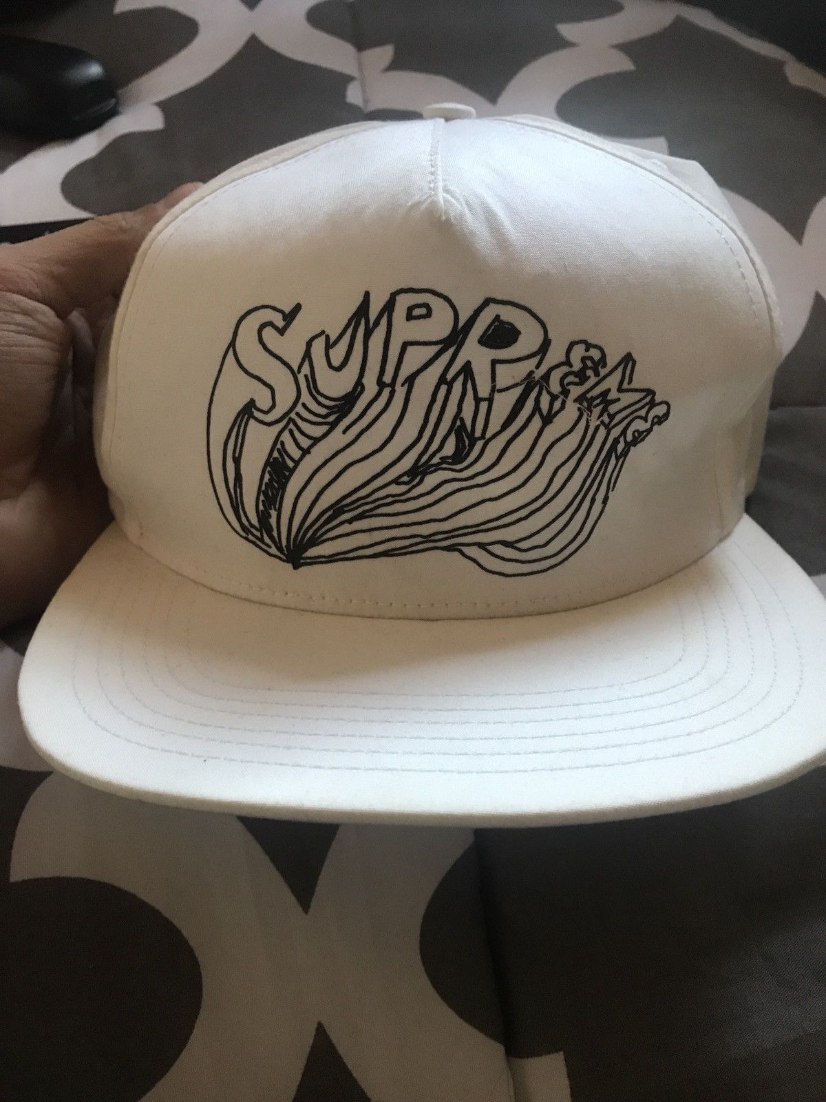 Supreme Supreme Daniel Johnston White SnapBack 15SS | Grailed