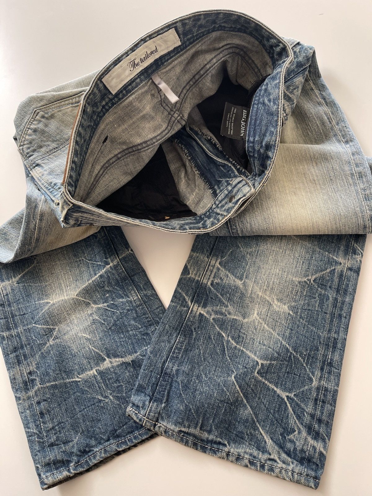 Japanese Brand Vintage Big John Flare Denim Size US 31 - 10 Thumbnail