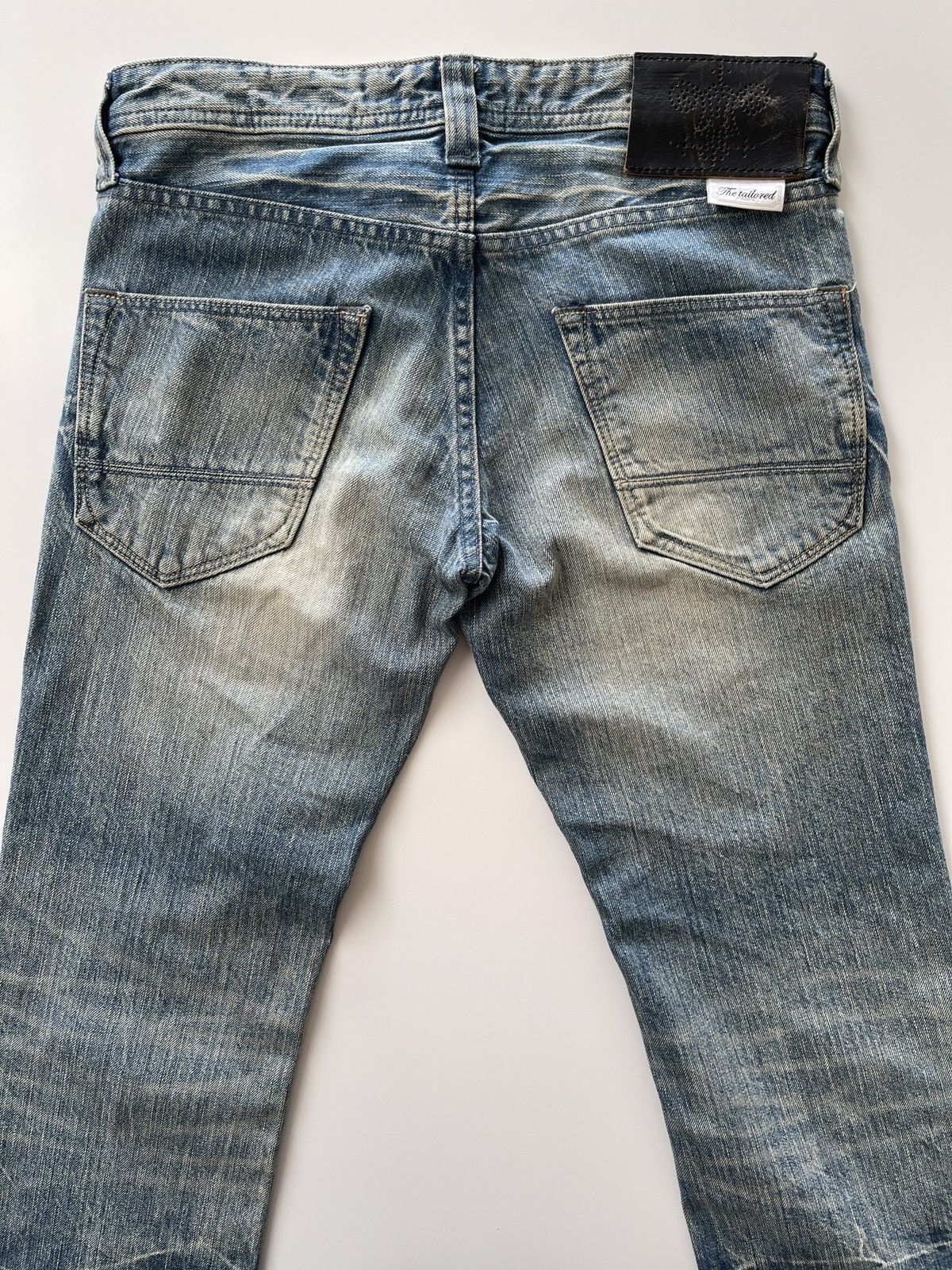 Japanese Brand Vintage Big John Flare Denim Size US 31 - 7 Thumbnail