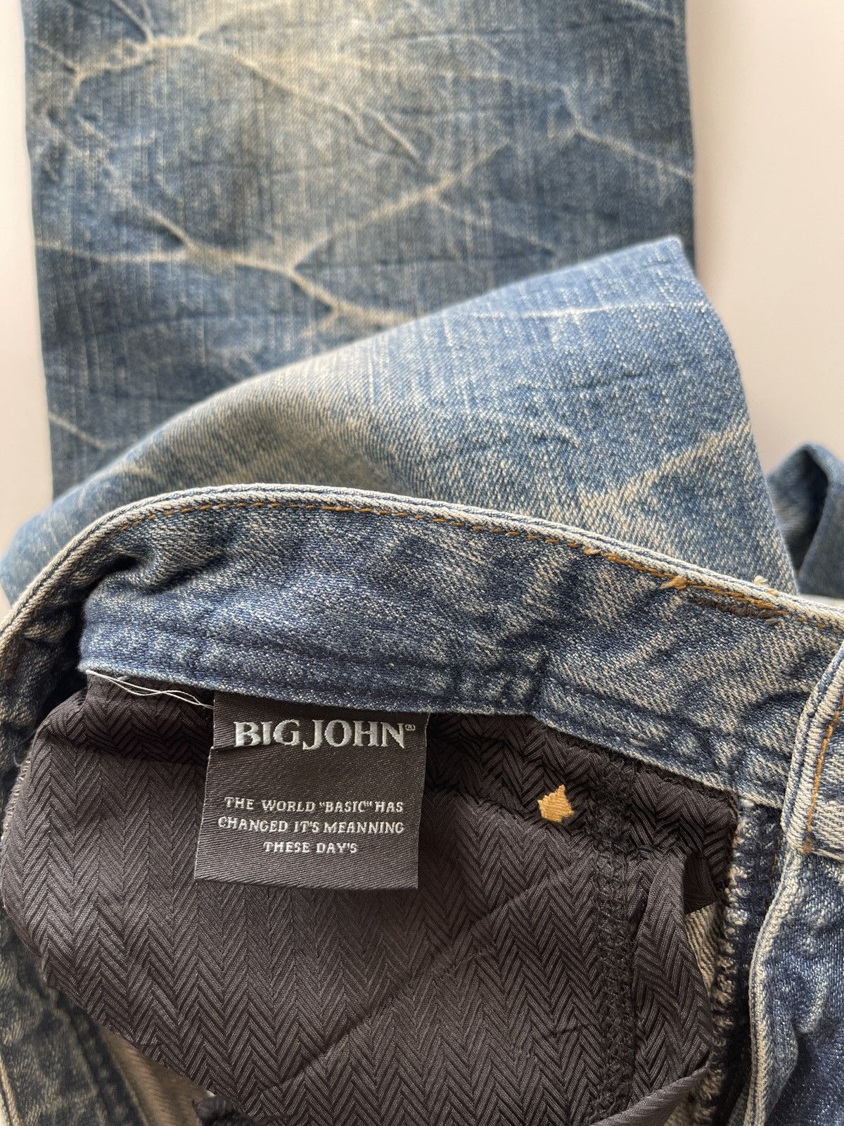 Japanese Brand Vintage Big John Flare Denim Size US 31 - 13 Thumbnail