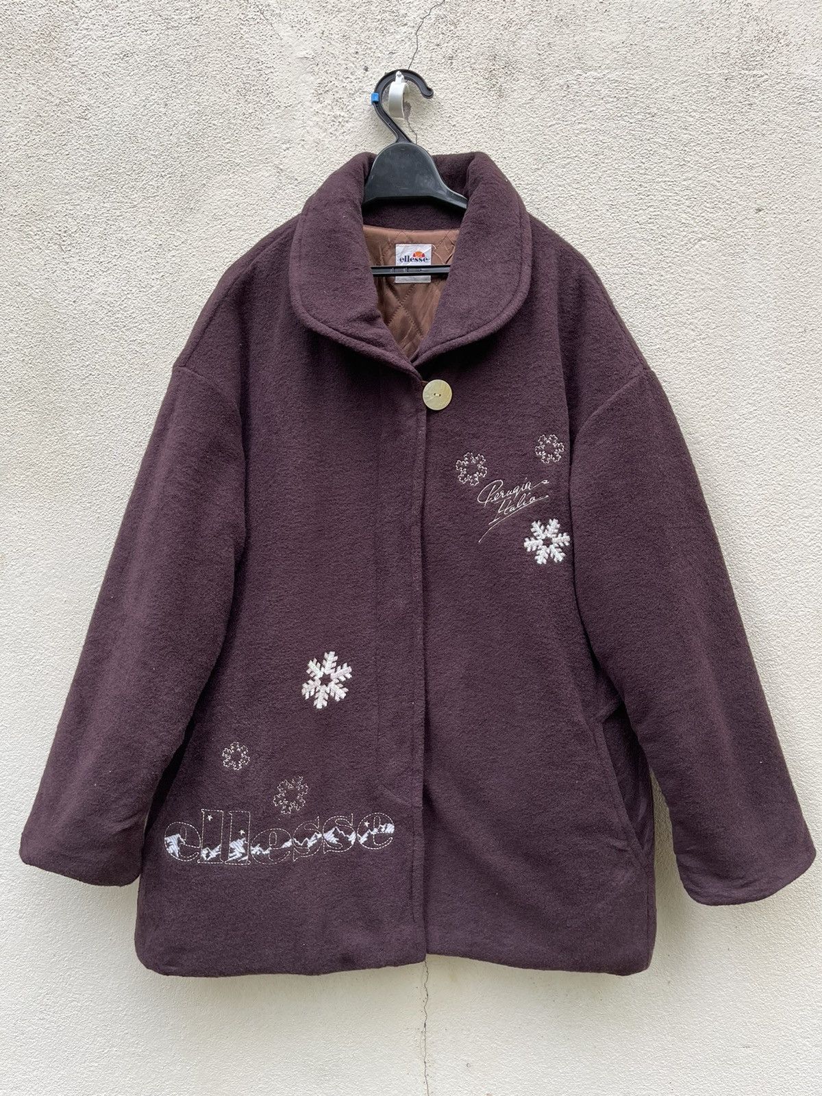 Ellesse × Vintage Vintage 90’s ELLESSE Fleece Jacket Bear Size US M / EU 48-50 / 2 - 2 Thumbnail