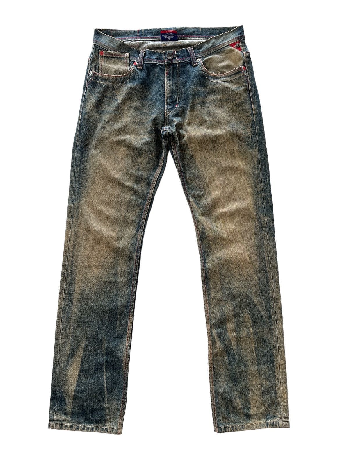 Vintage Japanese Square Rusty Denim