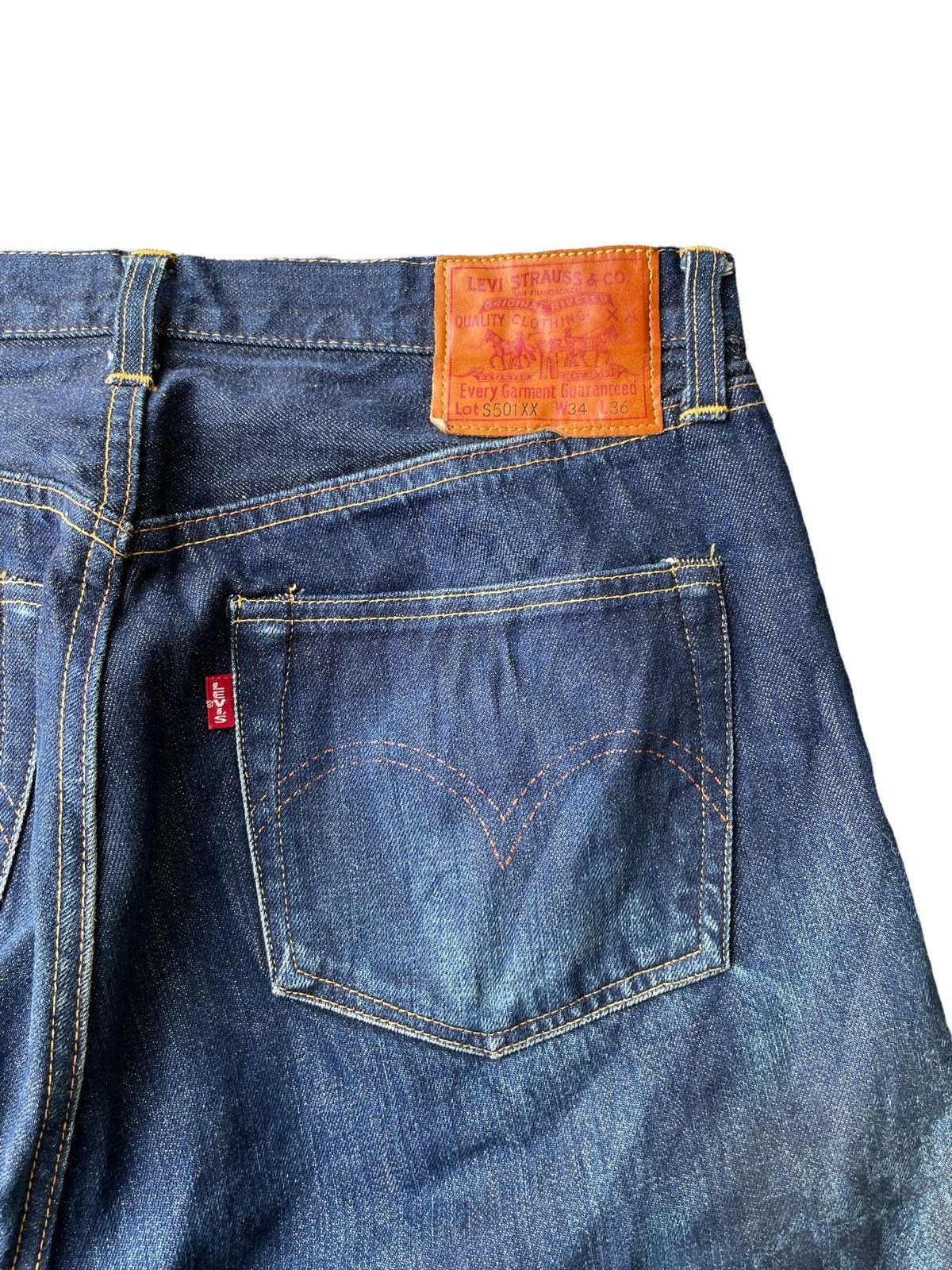 Levi's Vintage 2000 Levis S501XX E 1944 Model Size US 34 / EU 50 - 12 Thumbnail