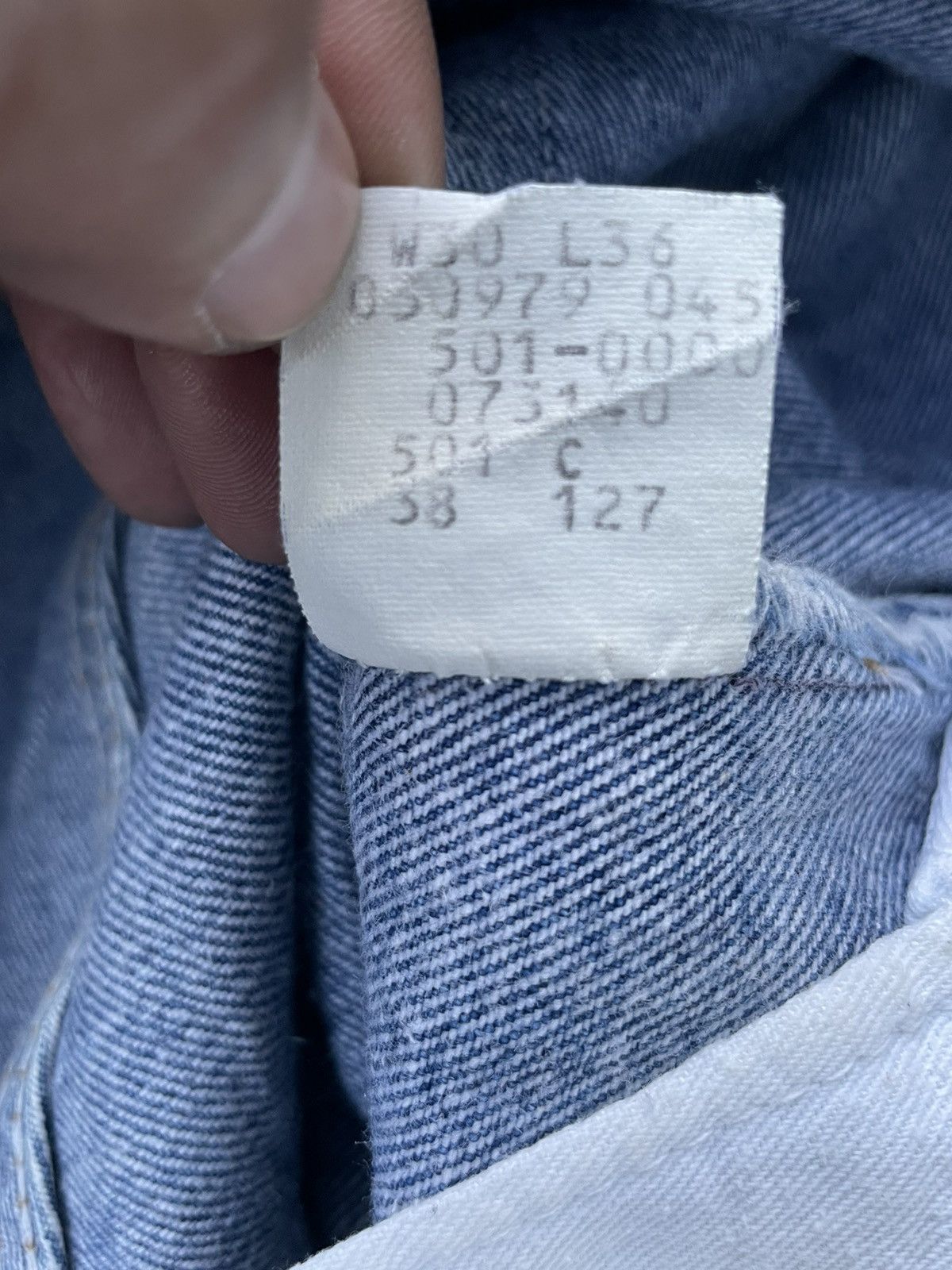 Levi's Vintage 1987 Levis 501 e Usa Size US 29 - 13 Thumbnail