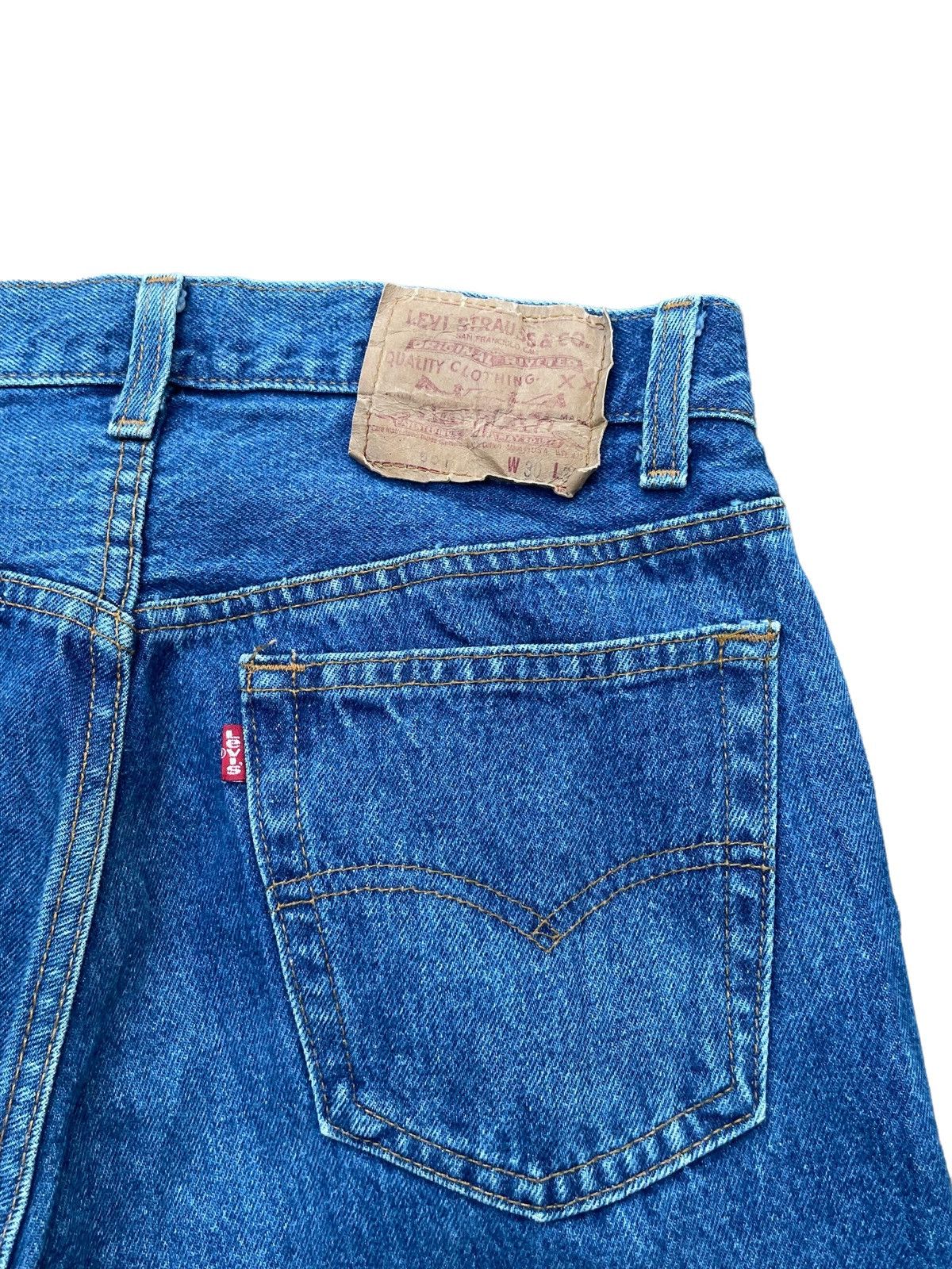 Levi's Vintage 1987 Levis 501 e Usa Size US 29 - 10 Thumbnail