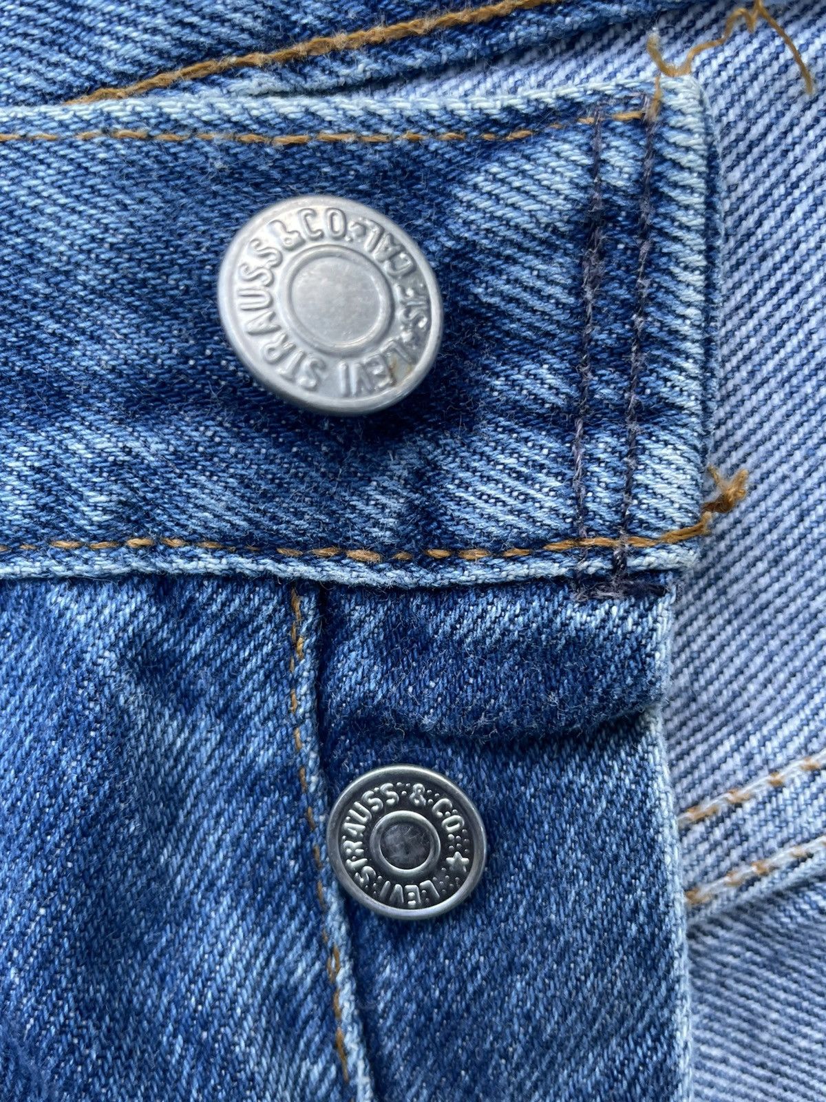 Levi's Vintage 1987 Levis 501 e Usa Size US 29 - 18 Thumbnail