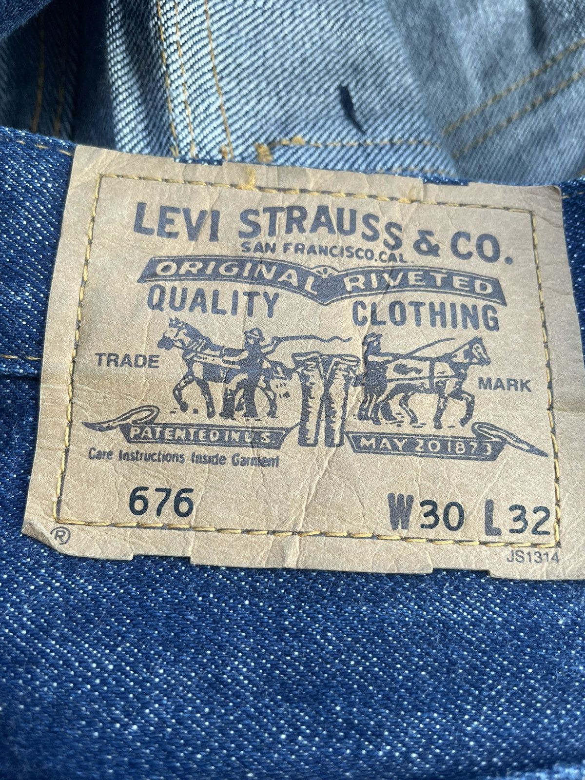 Levi's Levi’s 676 2009 Bush Pant Denim Size US 30 / EU 46 - 10 Thumbnail