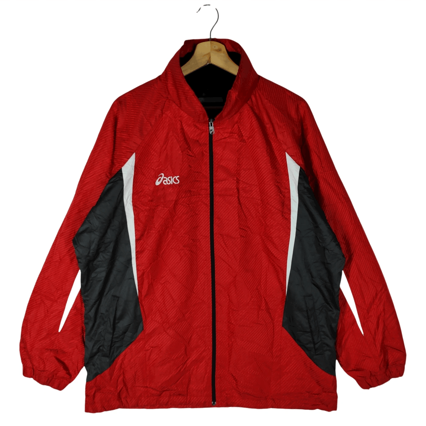 Asics Vintage Asics Windbreaker Size US XL / EU 56 / 4 - 1 Thumbnail