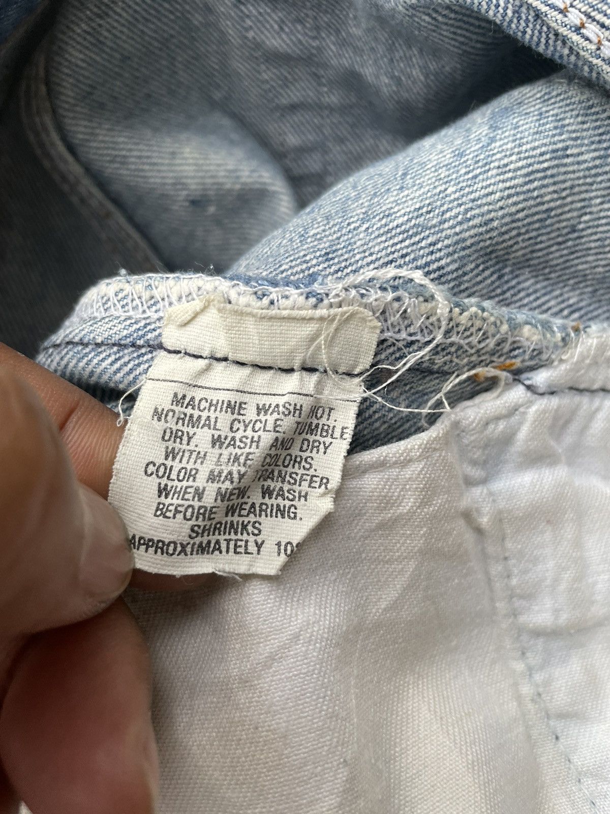 Levi's Vintage Levi’s 501 e 1985 Aging Stone Wash Distressed Size US 28 / EU 44 - 18 Thumbnail