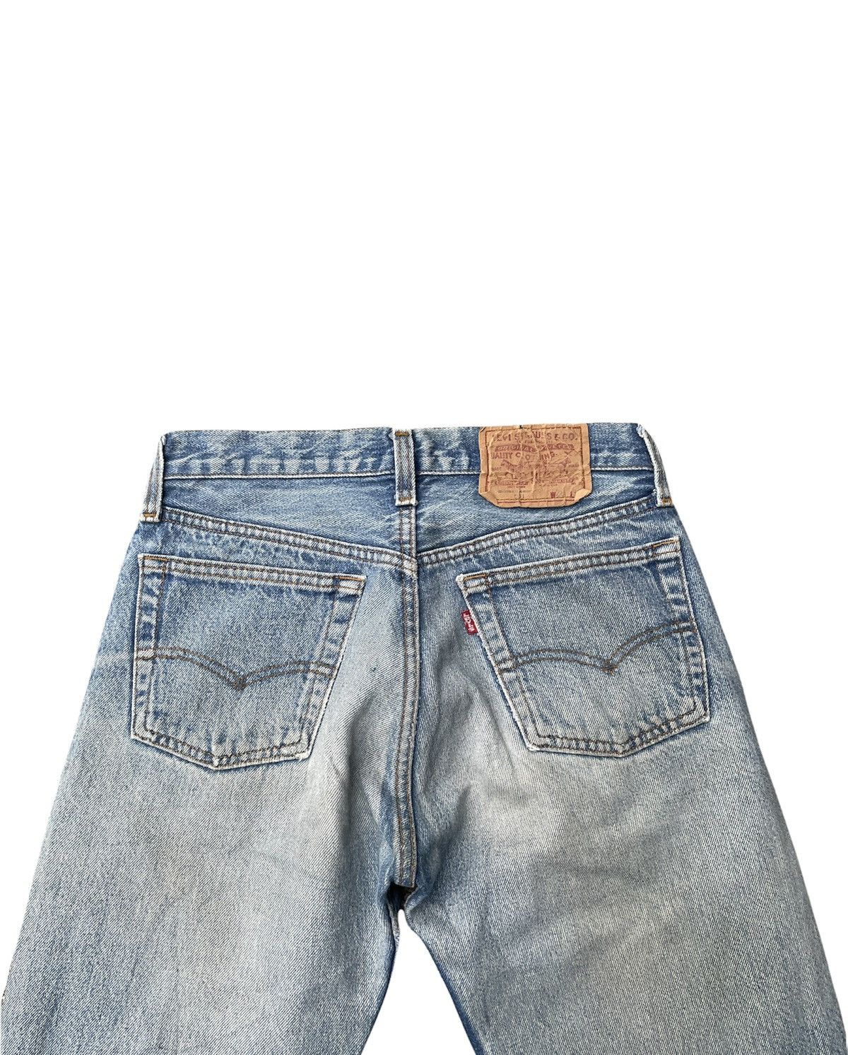 Levi's Vintage Levi’s 501 e 1985 Aging Stone Wash Distressed Size US 28 / EU 44 - 12 Thumbnail