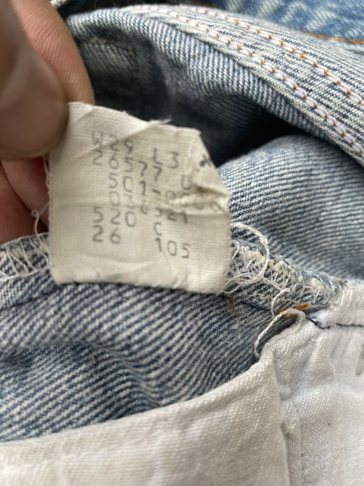 Levi's Vintage Levi’s 501 e 1985 Aging Stone Wash Distressed Size US 28 / EU 44 - 17 Thumbnail