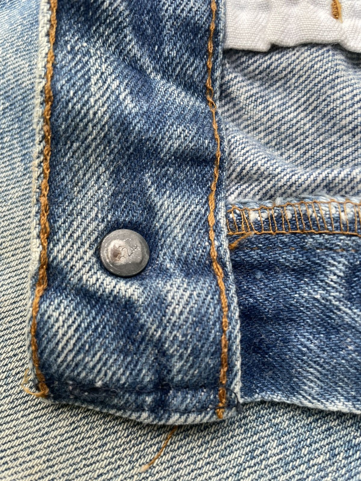 Levi's Vintage Levi’s 501 e 1985 Aging Stone Wash Distressed Size US 28 / EU 44 - 20 Thumbnail