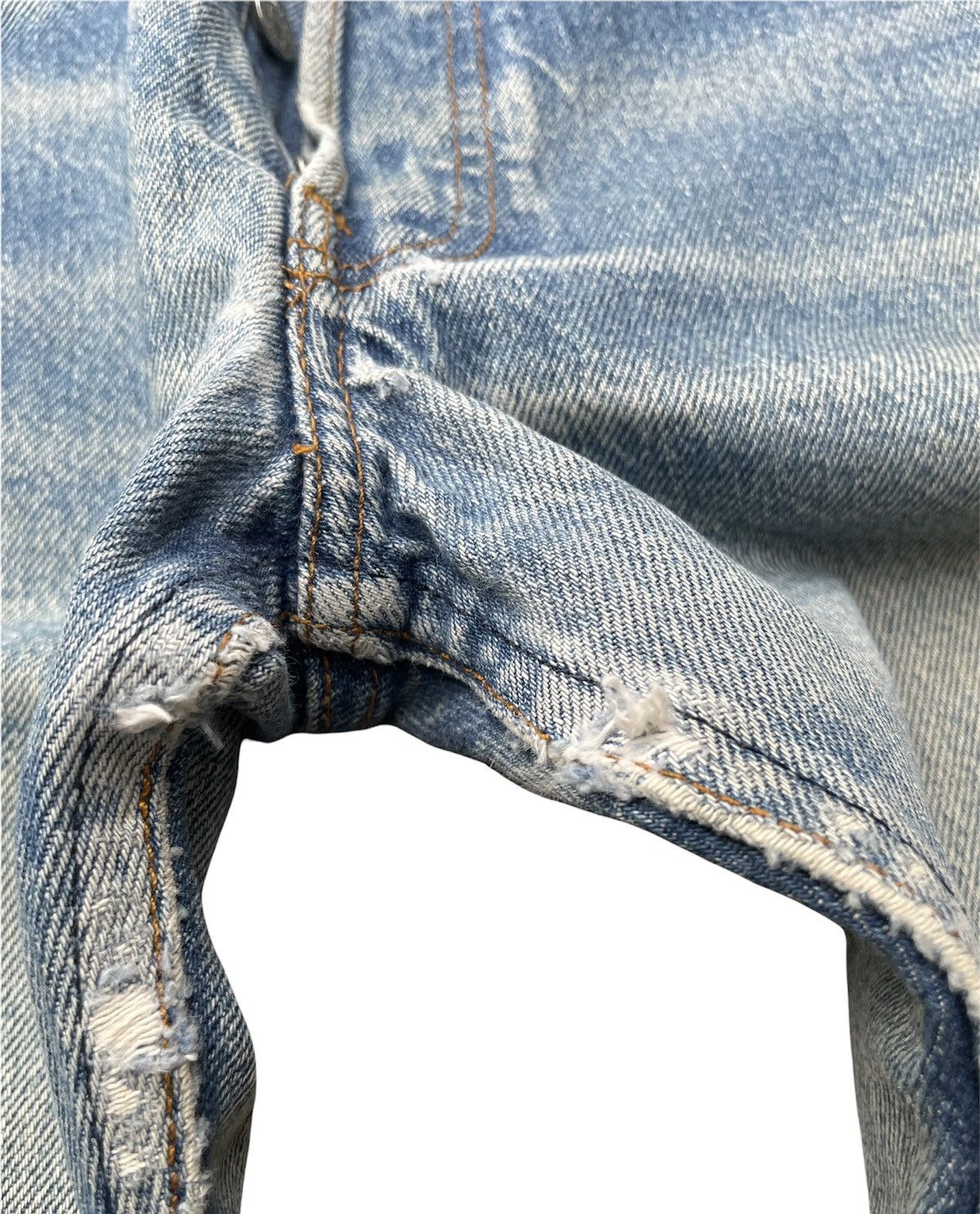 Levi's Vintage Levi’s 501 e 1985 Aging Stone Wash Distressed Size US 28 / EU 44 - 8 Thumbnail