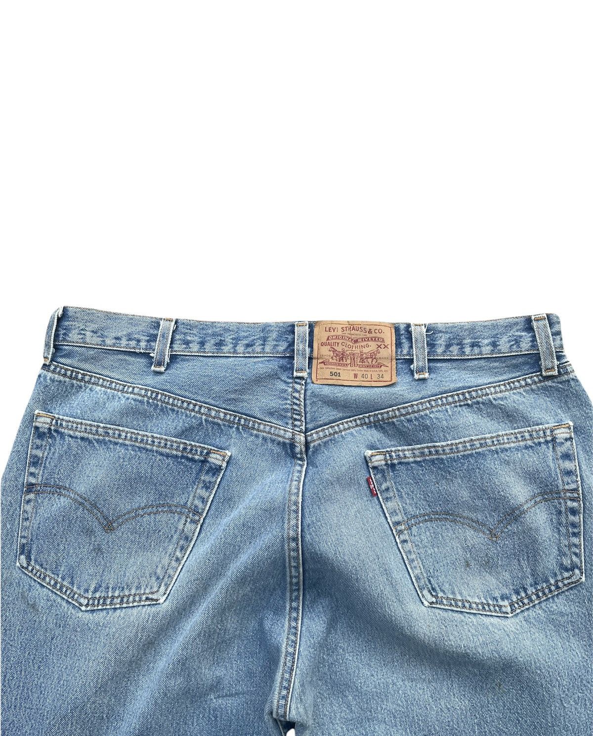 Levi's × Vintage Vintage Levi’s 501 e 1998 Usa Aging Faded Wash Size US 39 - 9 Thumbnail