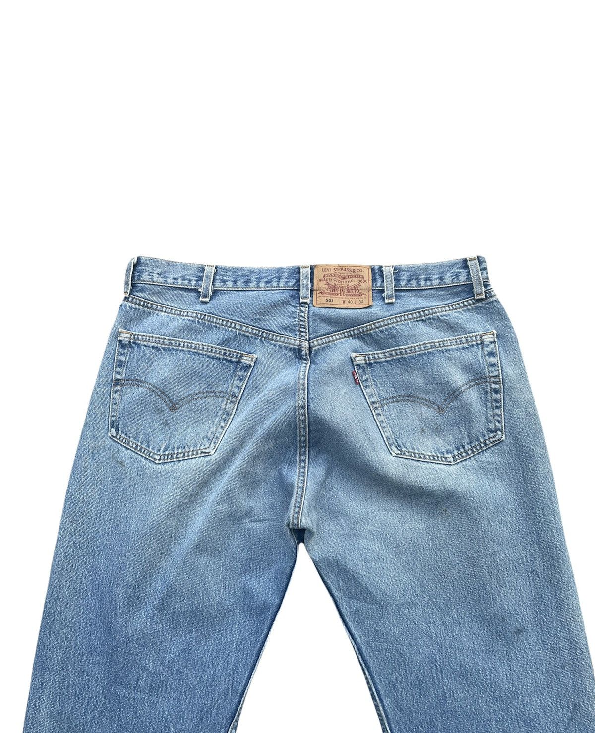 Levi's × Vintage Vintage Levi’s 501 e 1998 Usa Aging Faded Wash Size US 39 - 8 Thumbnail