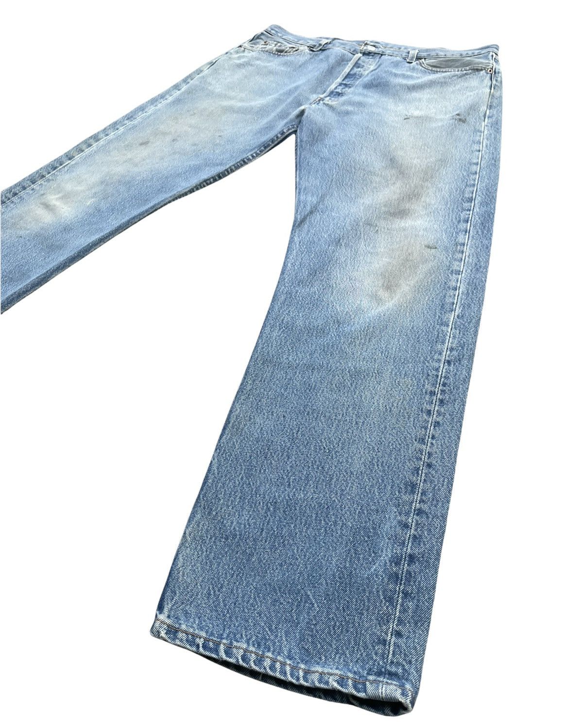 Levi's × Vintage Vintage Levi’s 501 e 1998 Usa Aging Faded Wash Size US 39 - 2 Thumbnail