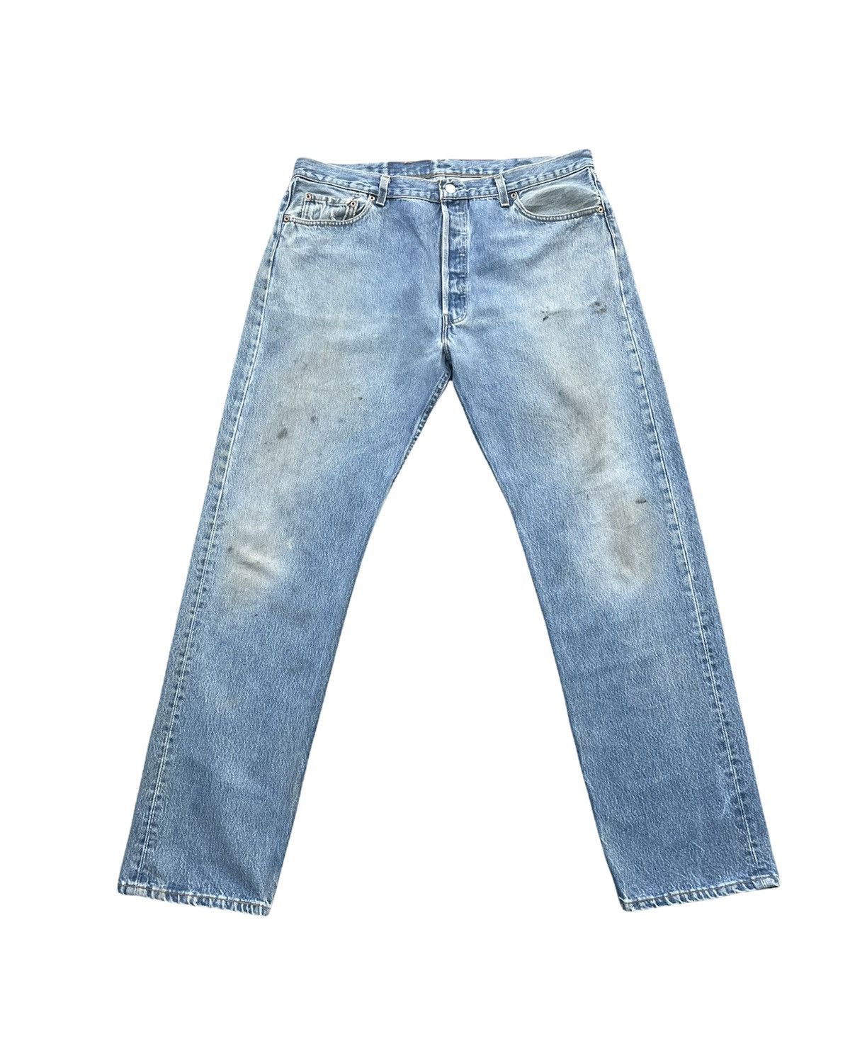 Levi's × Vintage Vintage Levi’s 501 e 1998 Usa Aging Faded Wash Size US 39 - 1 Thumbnail