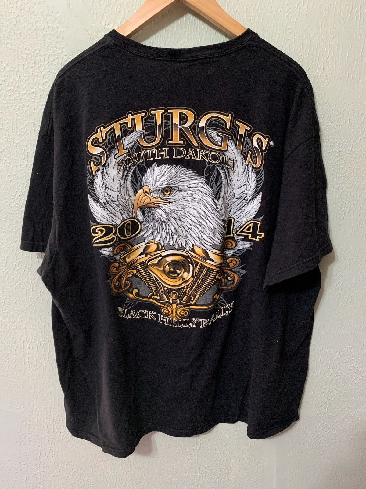 Vintage Vintage Sturgis 2014 Eagle Biker T-Shirt | Grailed