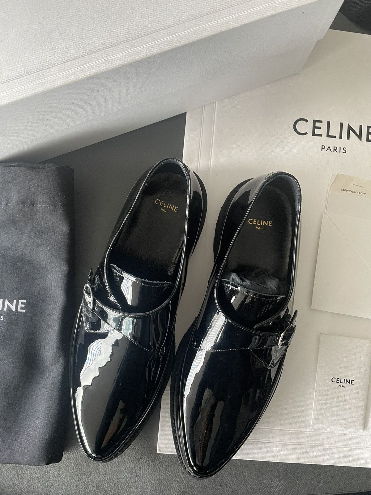 Celine × Hedi Slimane Rare Brand New Hedi Super Runway Creeper Leather Loafer Size US 11 / EU 44 - 3 Thumbnail
