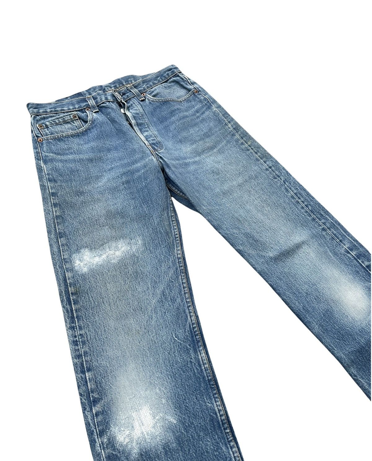 Levi's Vintage Levis 501XX USA 1987 Aging Faded Wash Size US 32 / EU 48 - 3 Thumbnail