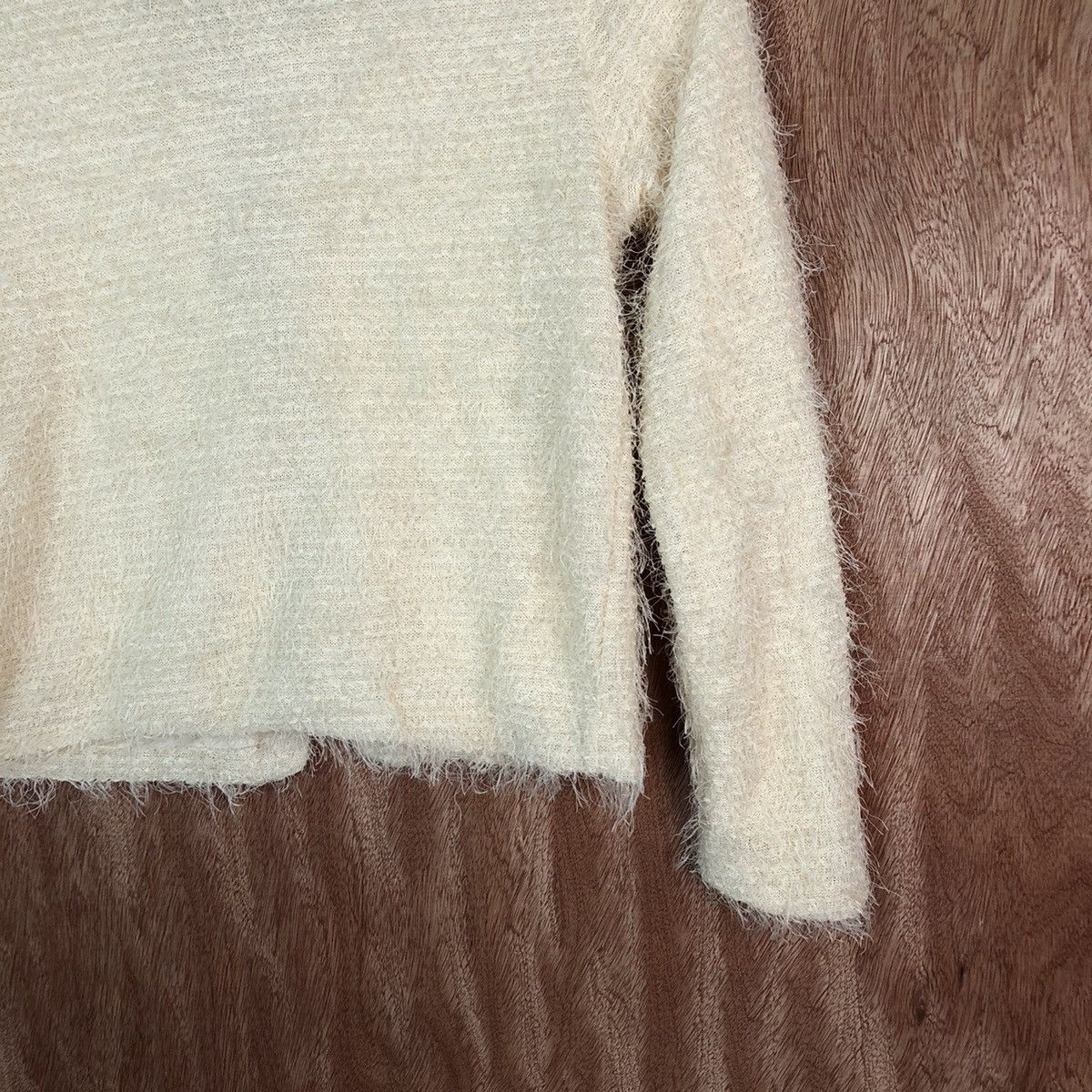 Japanese Brand A.V.V Standard Shag Shaggy Fur Mohair Knitwear #6624 Size S / US 4 / IT 40 - 11 Thumbnail