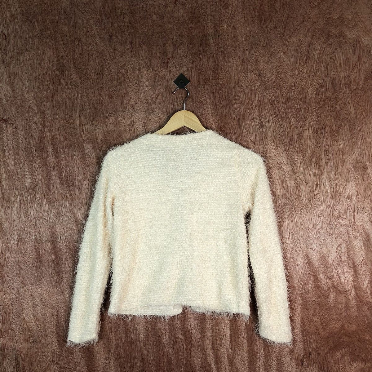 Japanese Brand A.V.V Standard Shag Shaggy Fur Mohair Knitwear #6624 Size S / US 4 / IT 40 - 9 Thumbnail