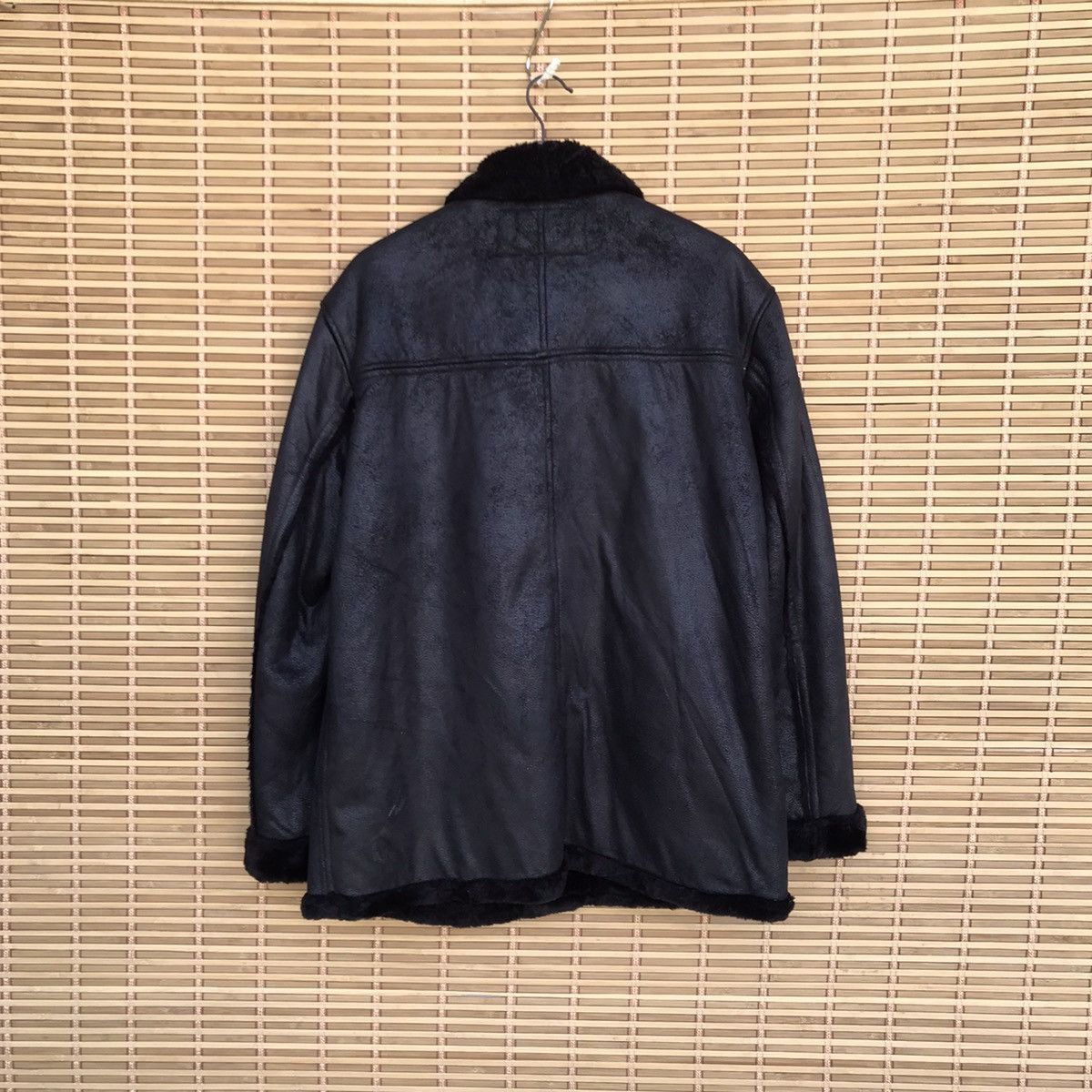 Kansai Yamamoto Iconic! Designer Kansai yamamoto faux leather sherpa lining Size US XL / EU 56 / 4 - 5 Thumbnail
