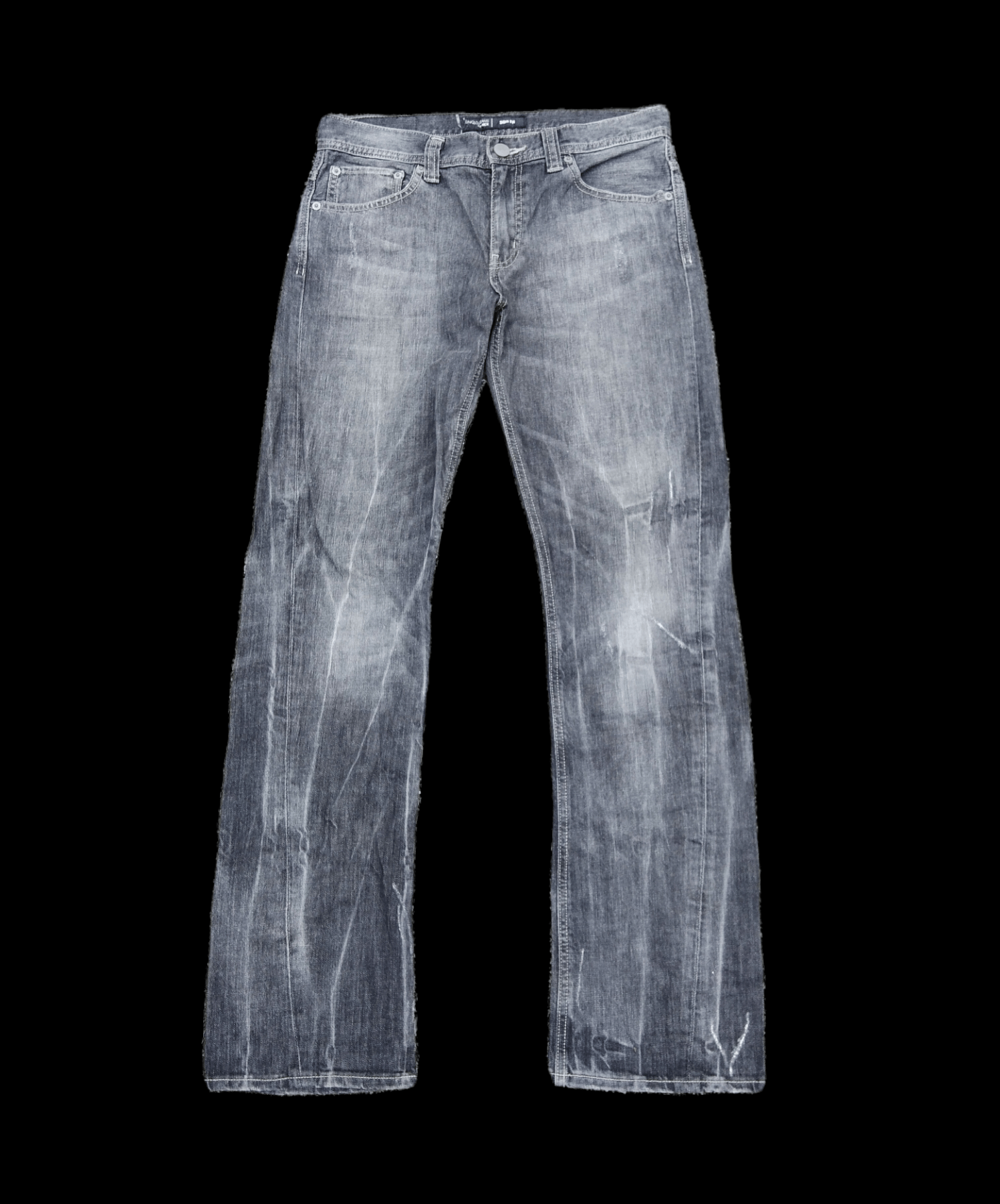Japanese Brand DiSTRESSED WASHED JAPANESE BRAND UNIQLO DENIM PANTS Size US 31 - 1 Thumbnail