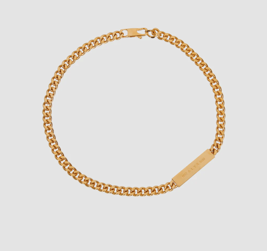 1017 ALYX 9SM 1017 ALYX 9SM Thin ID Necklace Size ONE SIZE - 3 Thumbnail