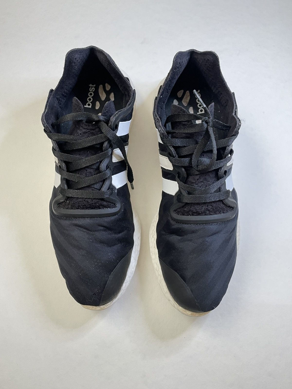 Adidas Y3 Run Boost Black White Sneakers Size US 10.5 / EU 43-44 - 3 Thumbnail