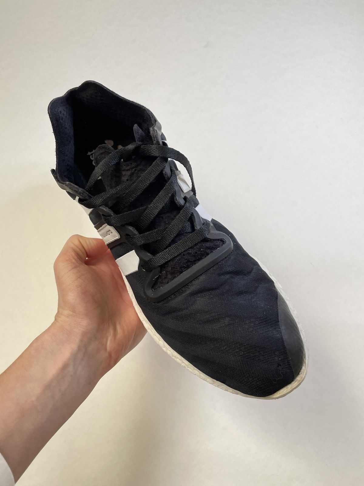 Adidas Y3 Run Boost Black White Sneakers Size US 10.5 / EU 43-44 - 5 Thumbnail
