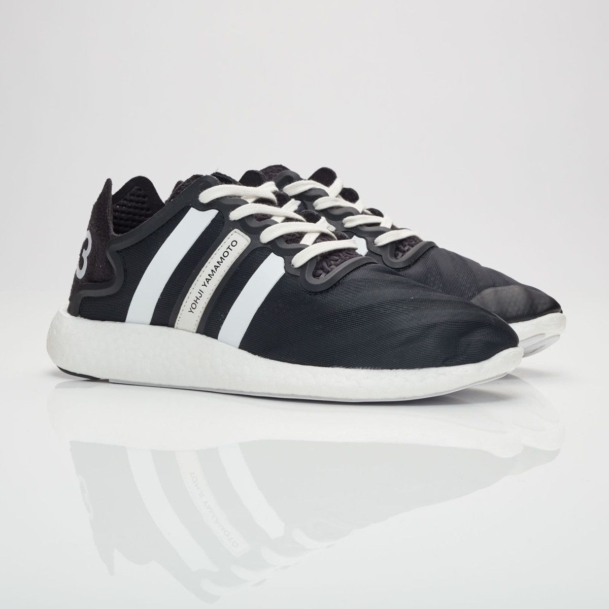 Adidas Y3 Run Boost Black White Sneakers Size US 10.5 / EU 43-44 - 1 Thumbnail