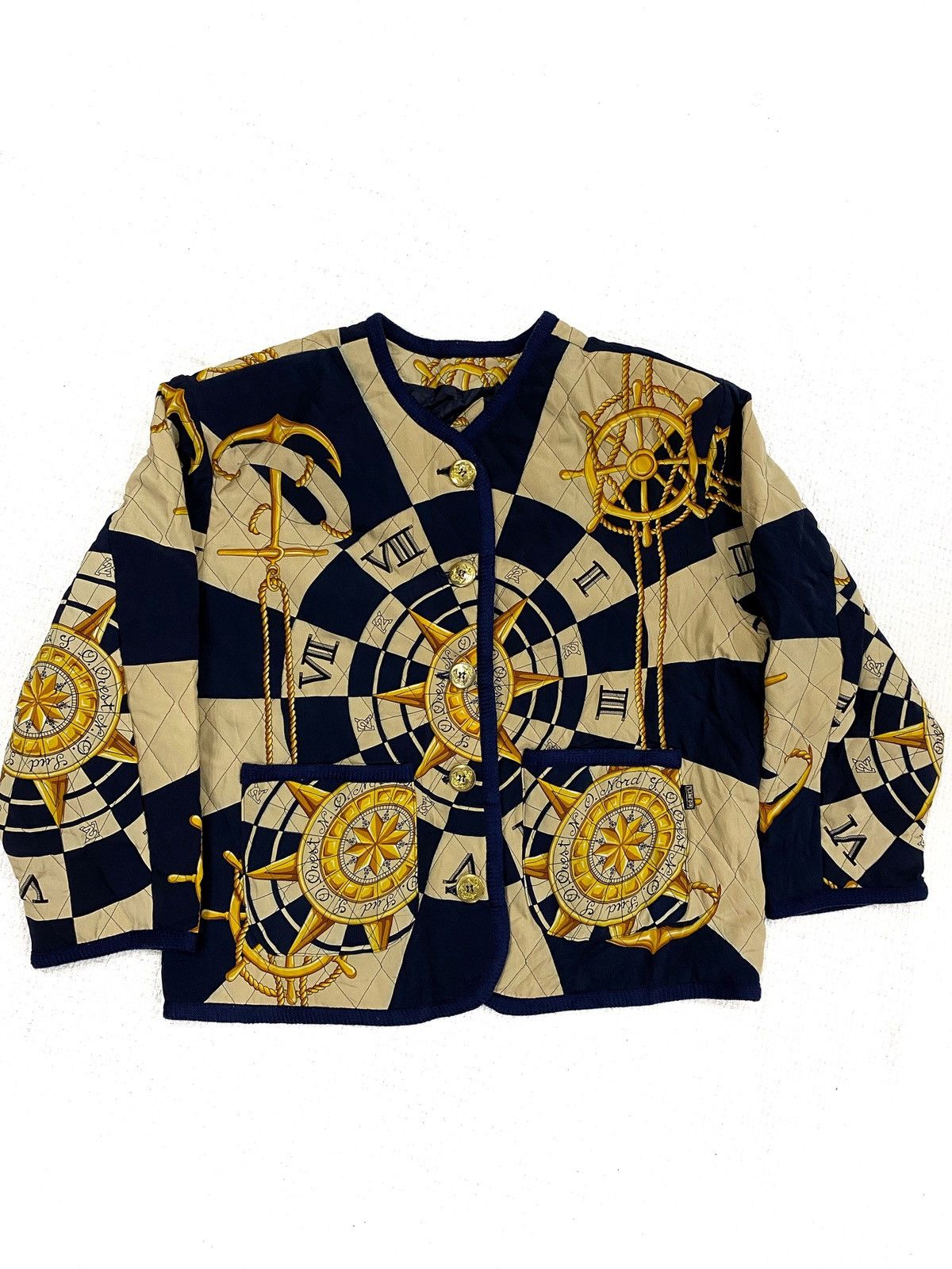 Designer × Japanese Brand × Vintage Kei-Two K-2 Japan Jacket like style hermes full print nice Size US M / EU 48-50 / 2 - 6 Thumbnail