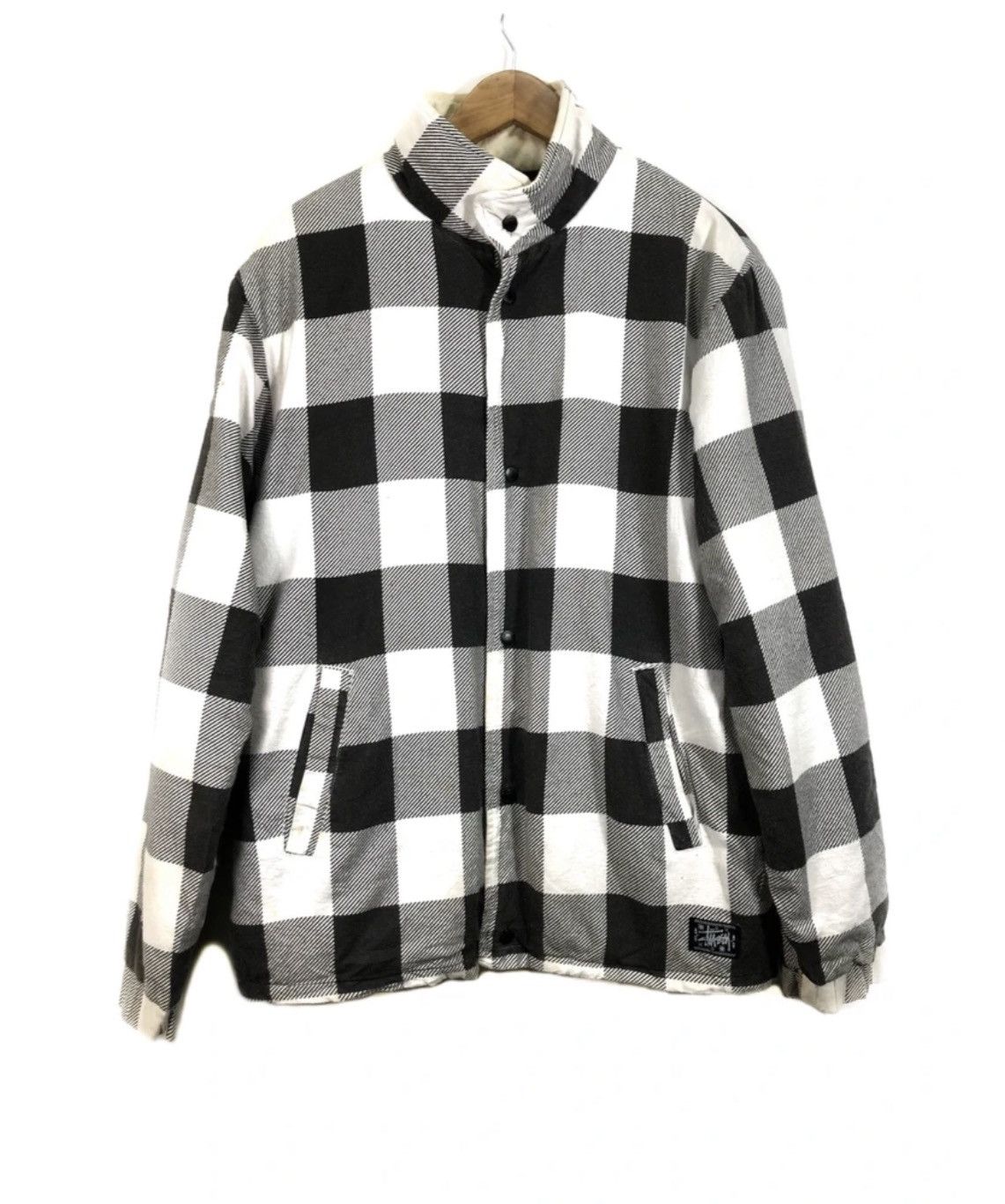 Stussy × Vintage 90’s STUSSY STREETWEAR CHECKED DESIGN THERMOLITE JACKET Size US L / EU 52-54 / 3 - 1 Thumbnail