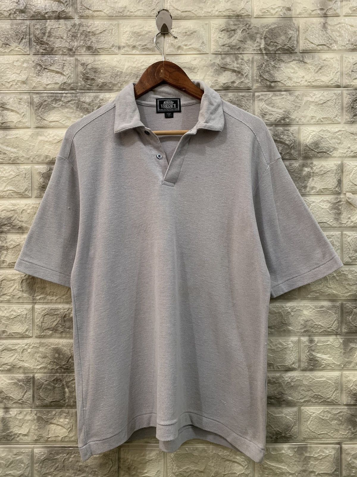 Vintage Vintage Alfredo Versace Polo Shirt Size US L / EU 52-54 / 3 - 1 Thumbnail