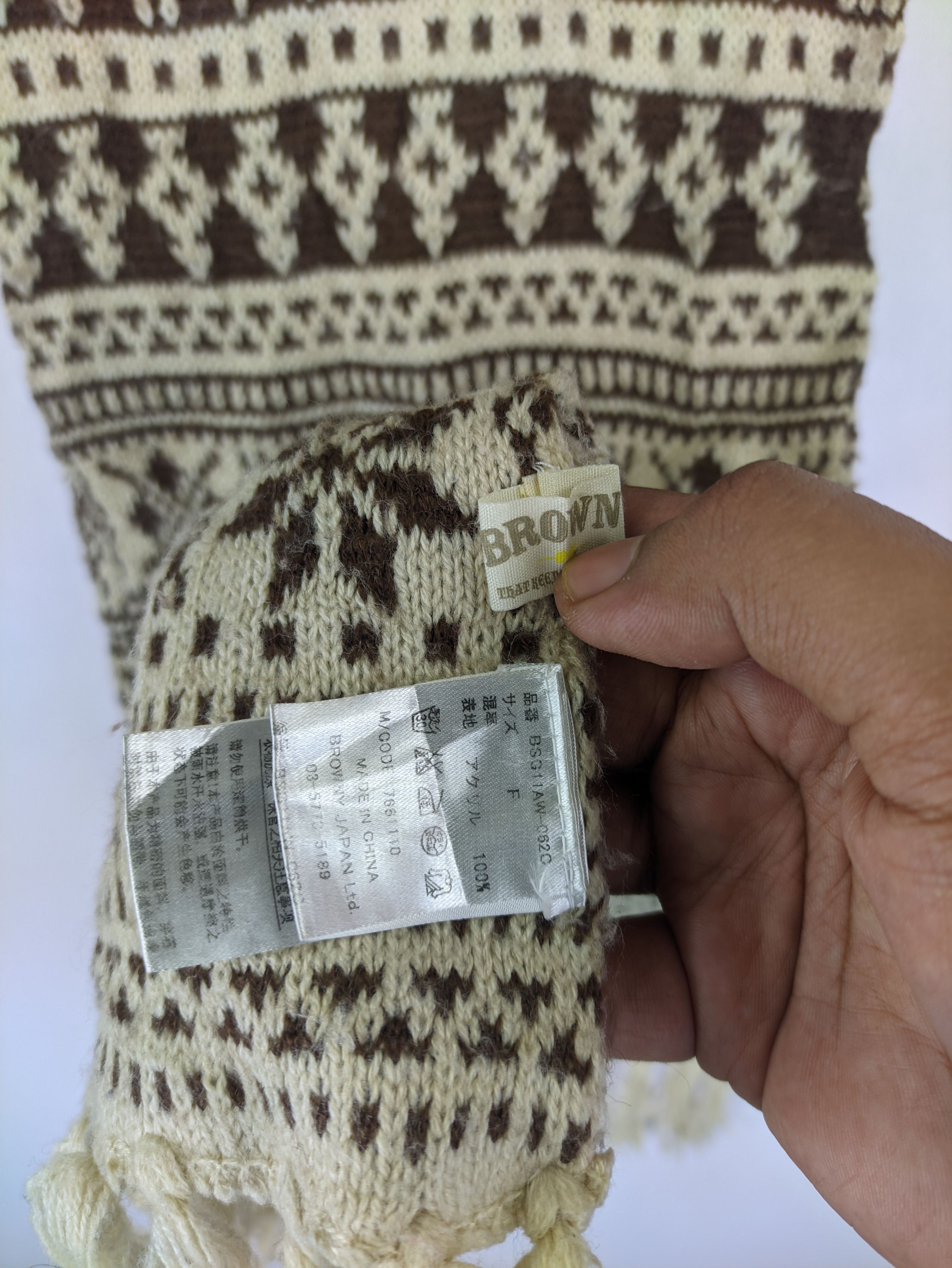 Japanese Brand Steals🔥Scarf Muffler Browny Navajo(💥Combo Scarf PM me💥) Size ONE SIZE - 2 Thumbnail