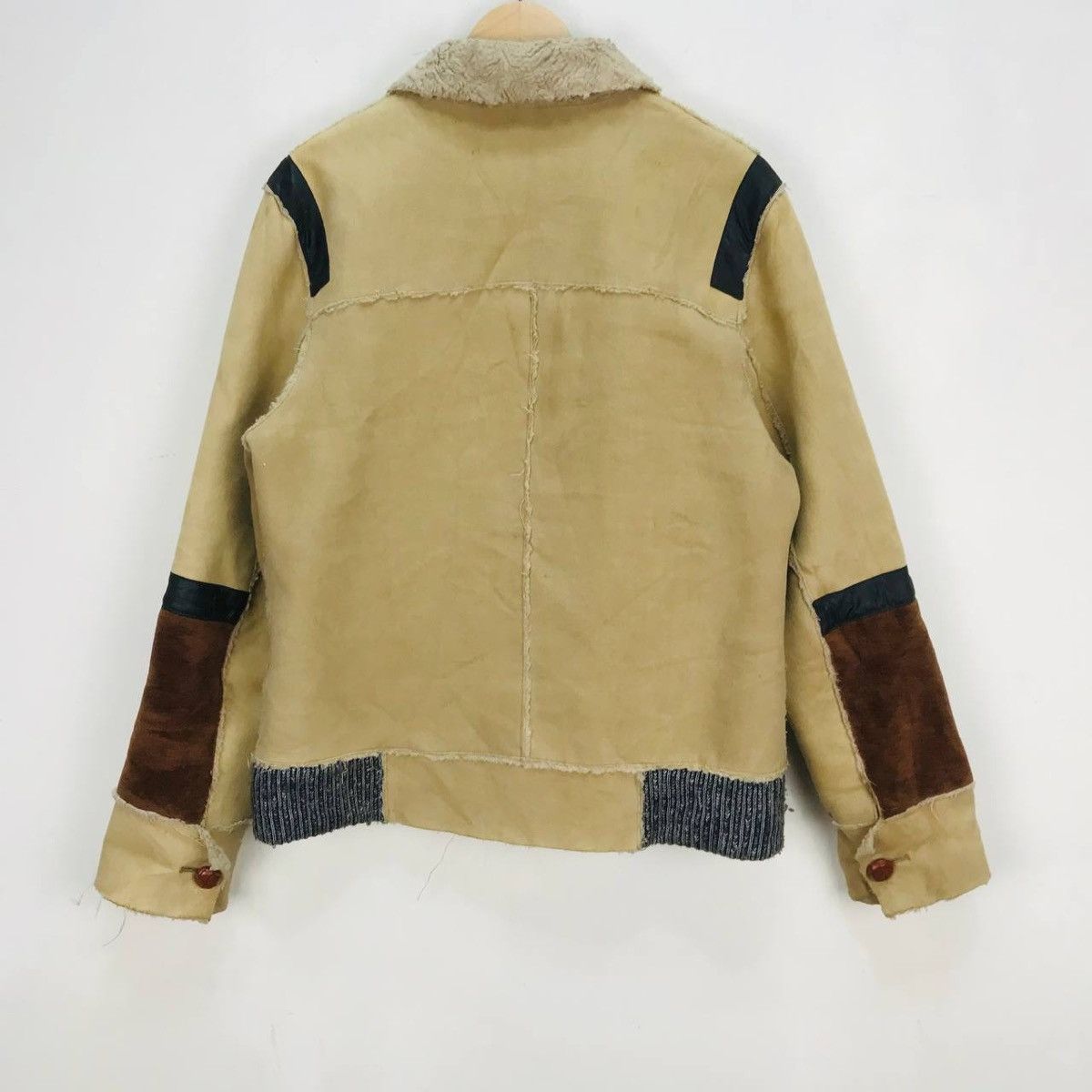 Zara Zara Deconstructed Distressed faux leather sherpa lining Size US M / EU 48-50 / 2 - 11 Thumbnail