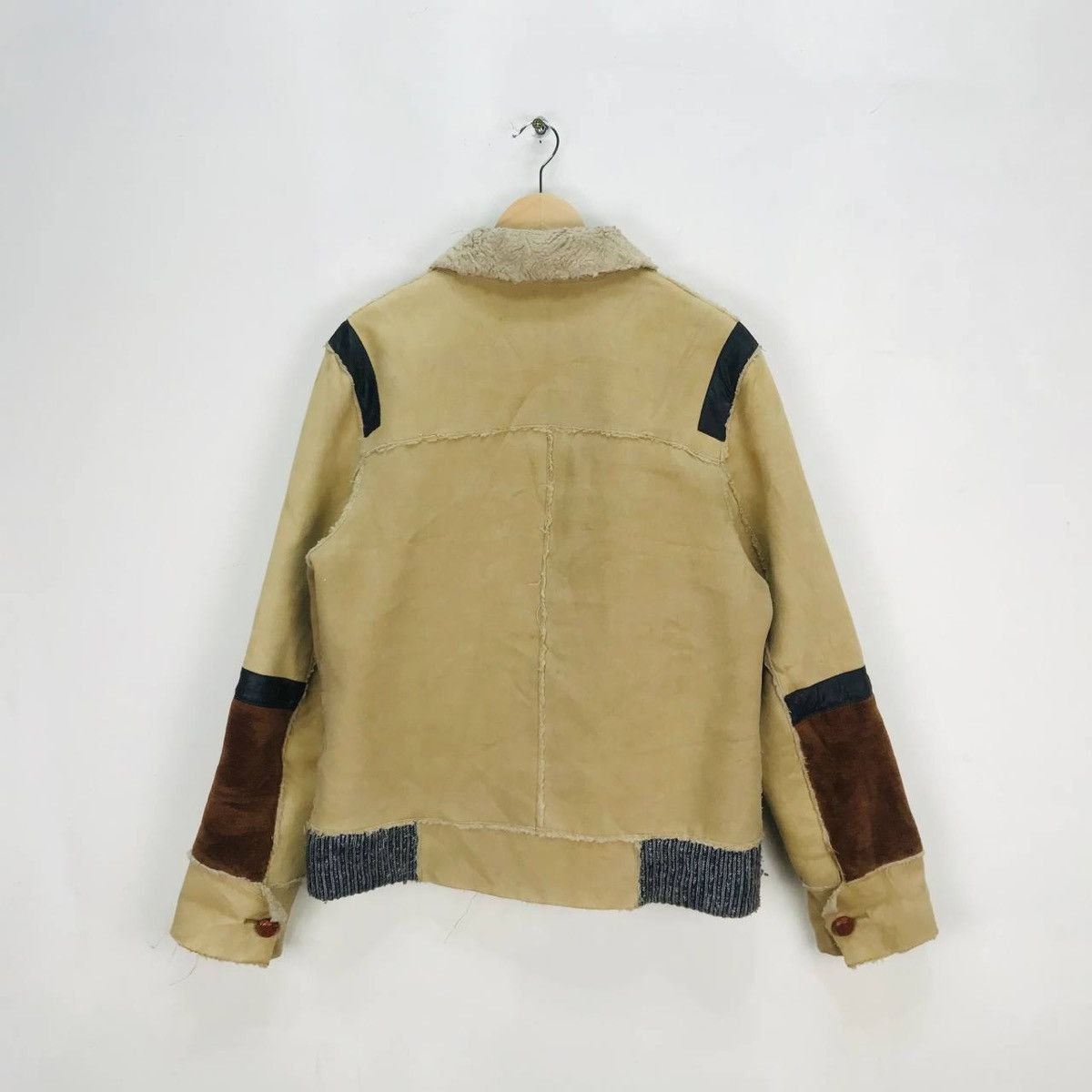 Zara Zara Deconstructed Distressed faux leather sherpa lining Size US M / EU 48-50 / 2 - 12 Thumbnail
